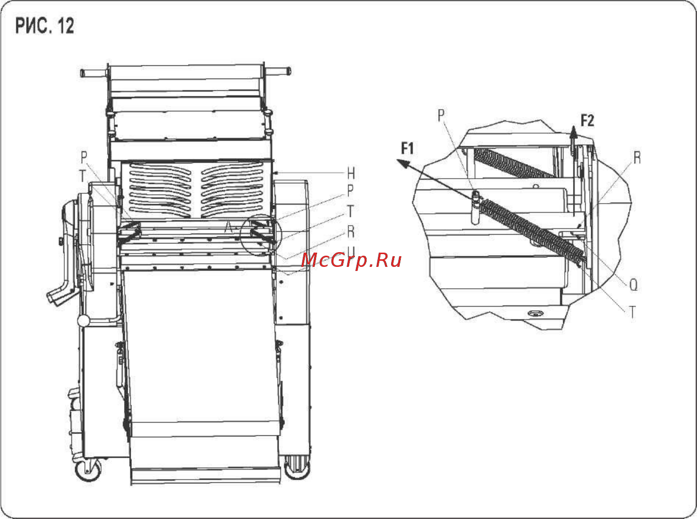 WLBake DSF 600-1200 [14/24] Монтаж демонтаж скребка теста