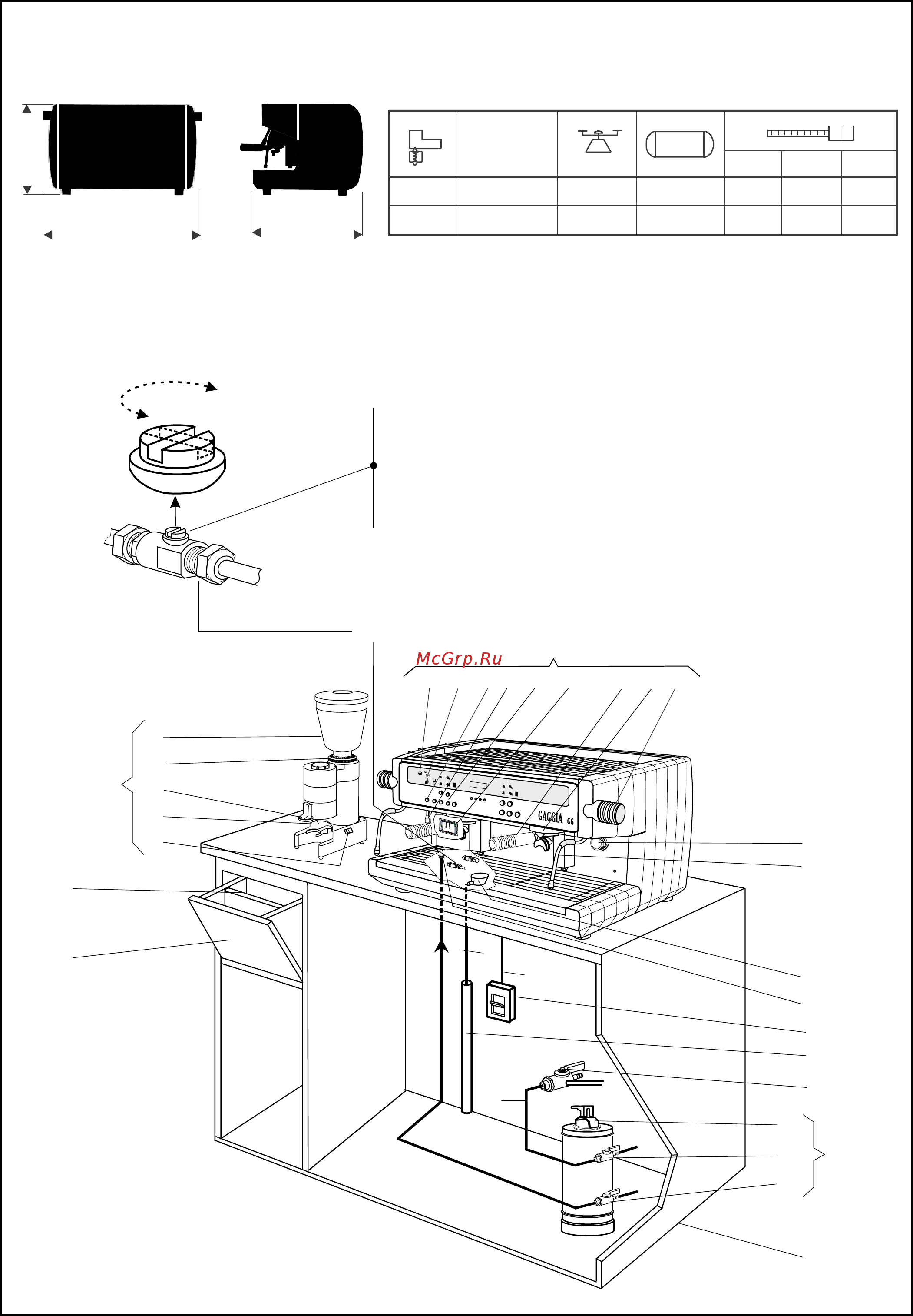 Quality Espresso Visacrem V6 2GR Grouptronic [3/42] Lts 72kgs 4 00 w
