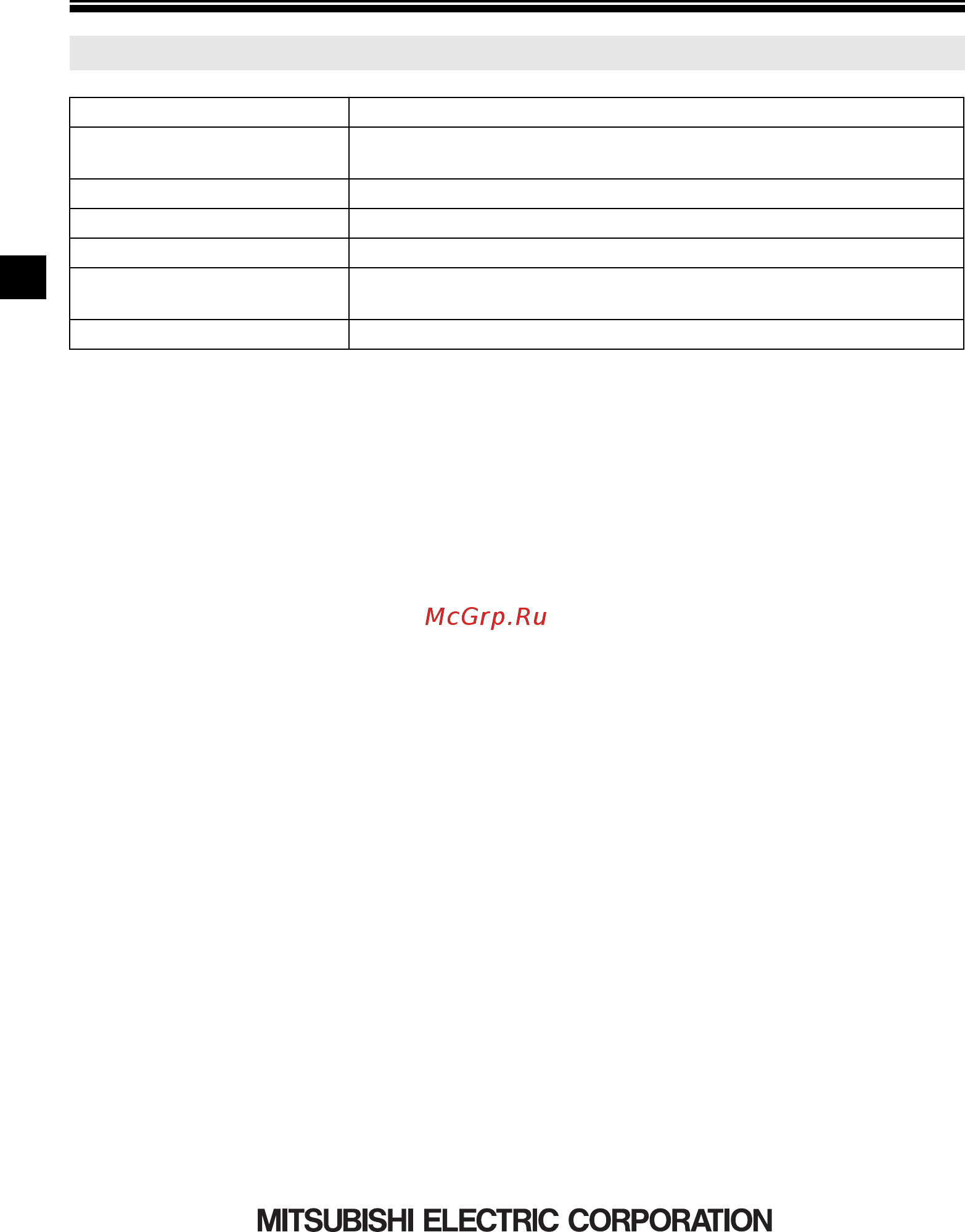 Mitsubishi Electric PAC-YT52CRA [12/24] Specifications