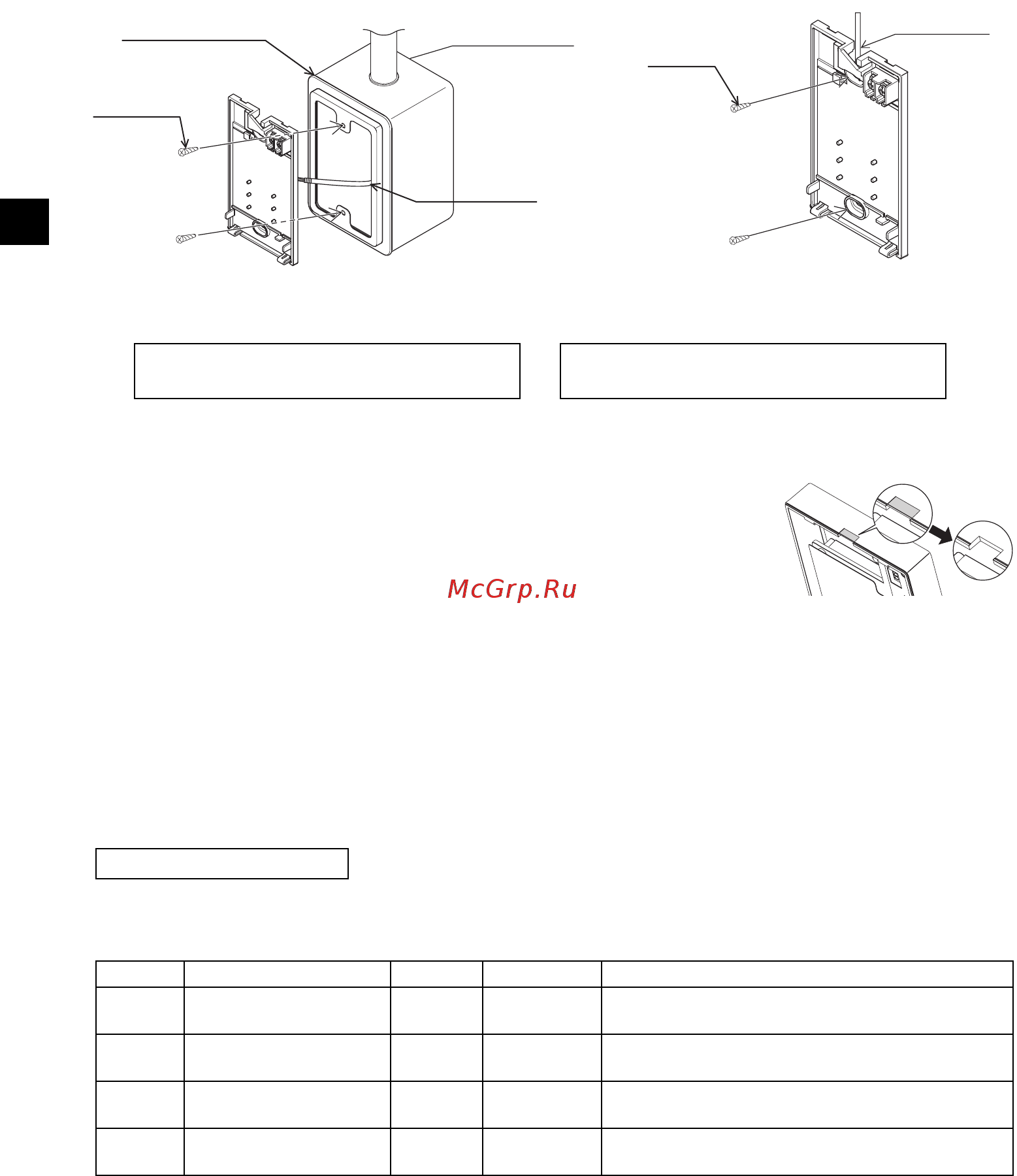 Mitsubishi Electric PAC-YT52CRA [10/49] Install the bottom case be sure to secure two places of the bottom case