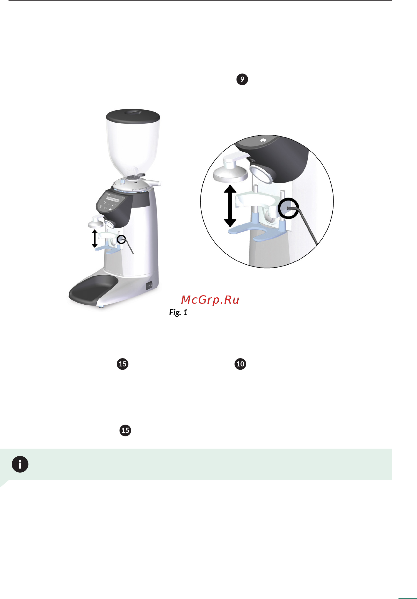Compak E8 [11/33] Regulation