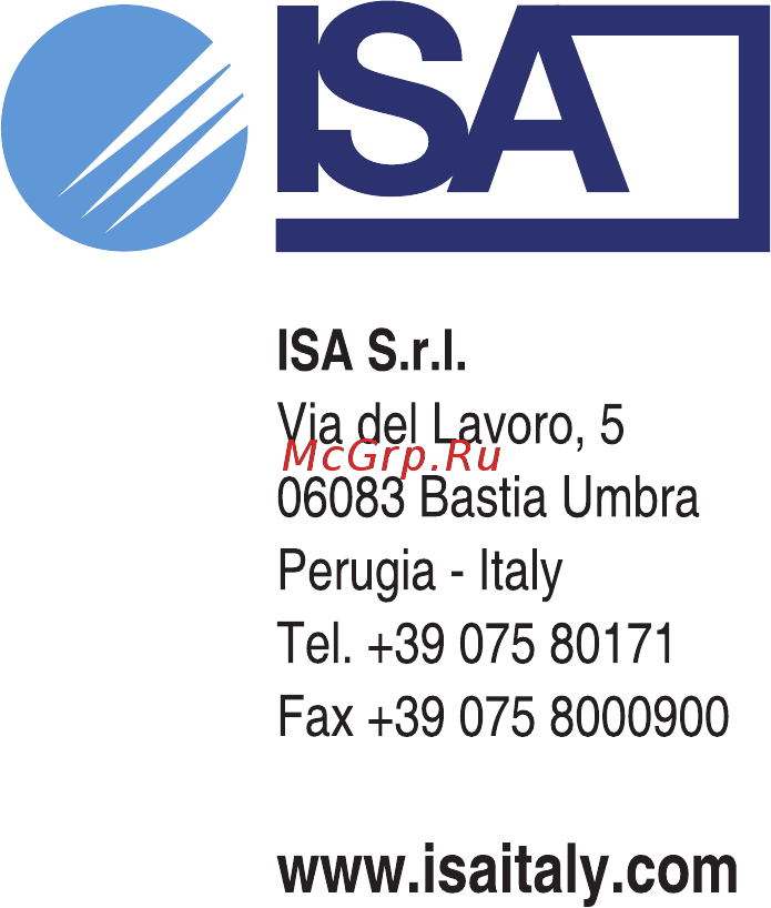 ISA Alfa 130 RV TN [34/34] Pagina 1