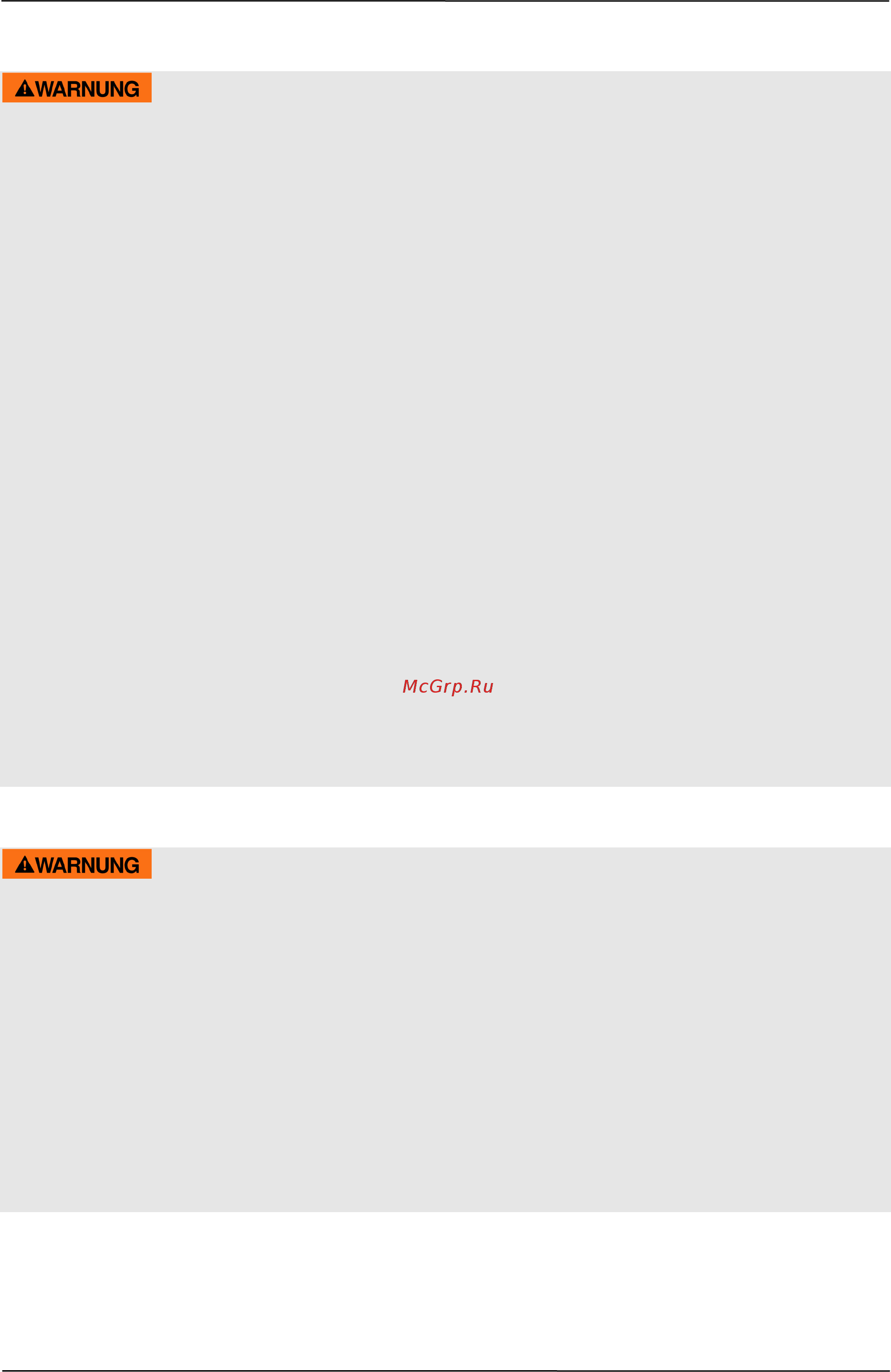 Caso MG20 Ceramic menu [141/159] Waarschuwing