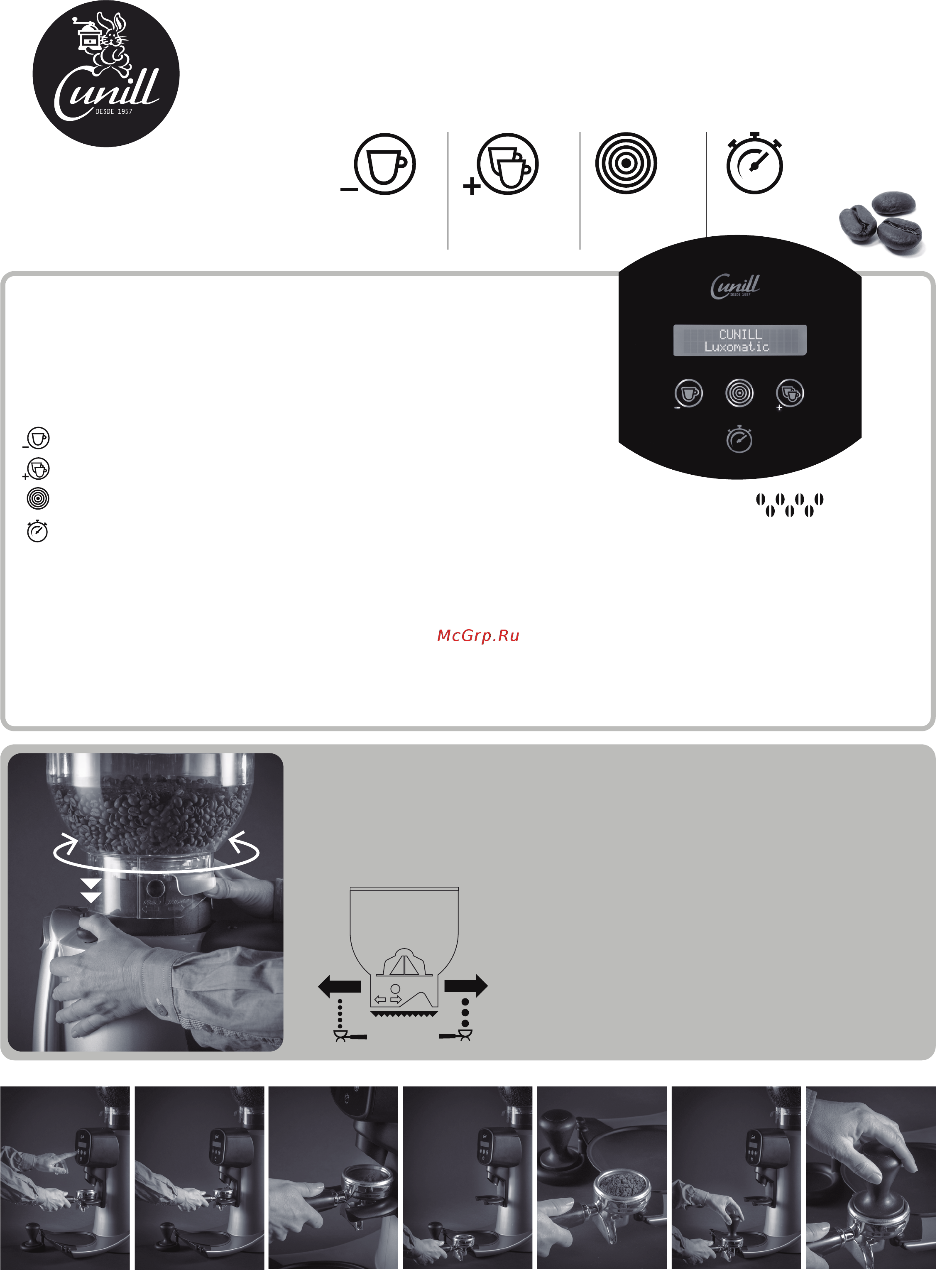 Cunill Luxomatic 500 W silver grey Инструкция по эксплуатации онлайн