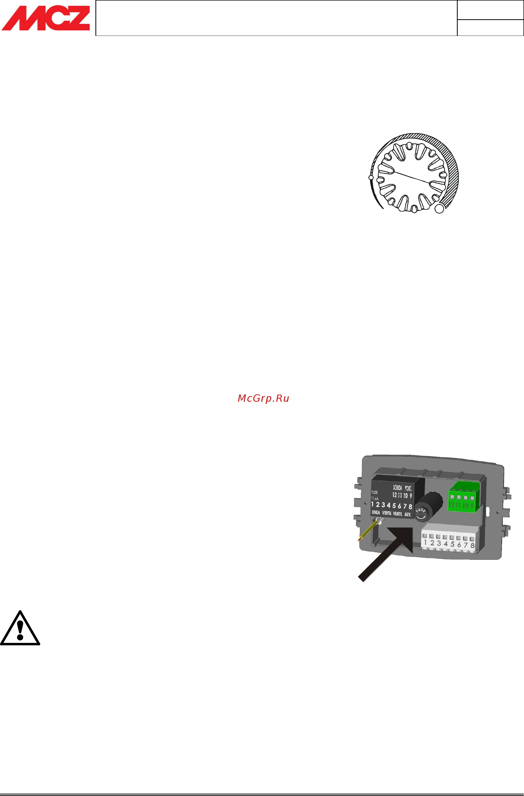 MCZ Forma 115 [34/46] Safety function