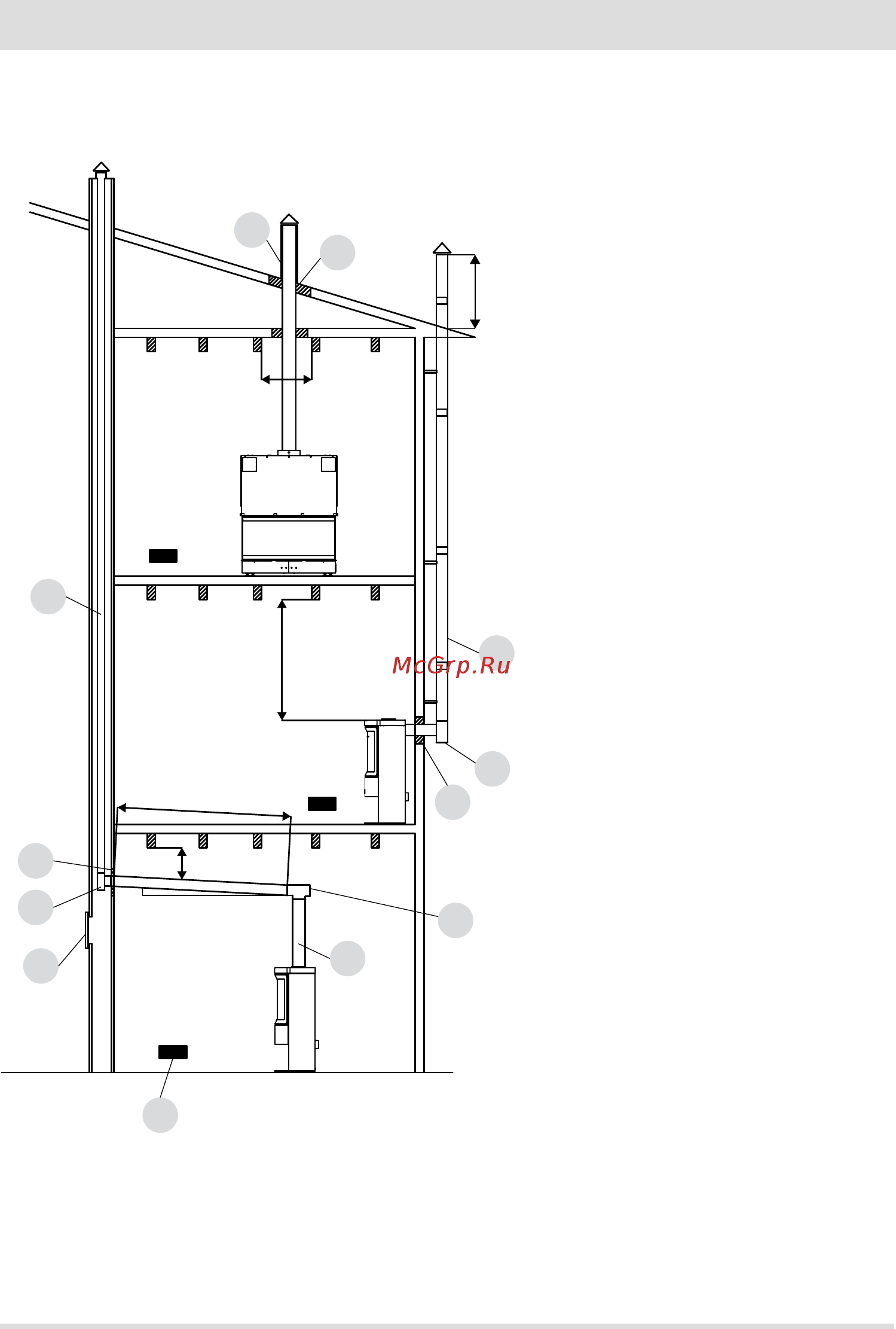 MCZ Forma 75 sx [17/40] Examples of correct installation