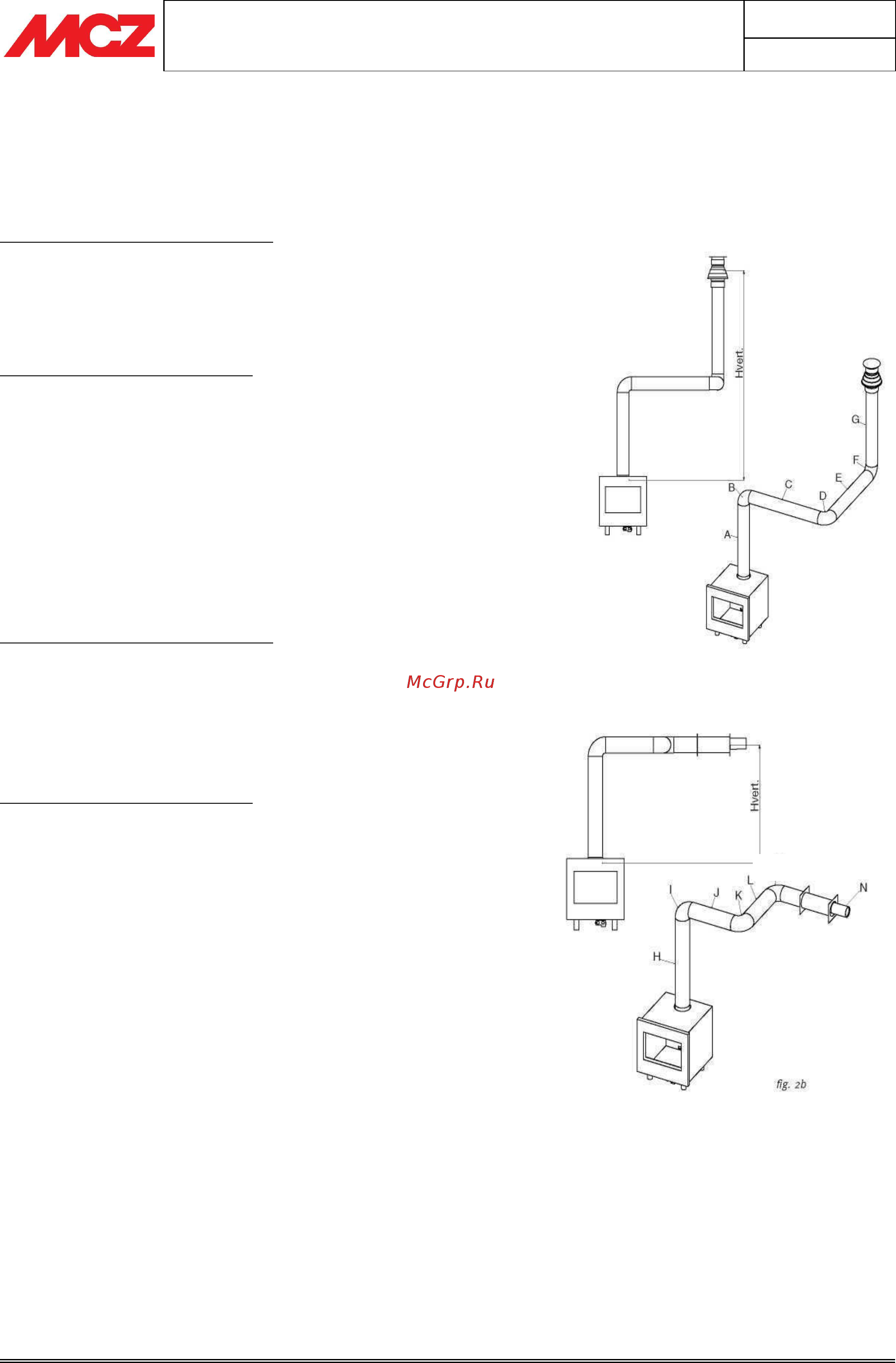 MCZ Forma Gas 75 [71/120] Exemples de calculs