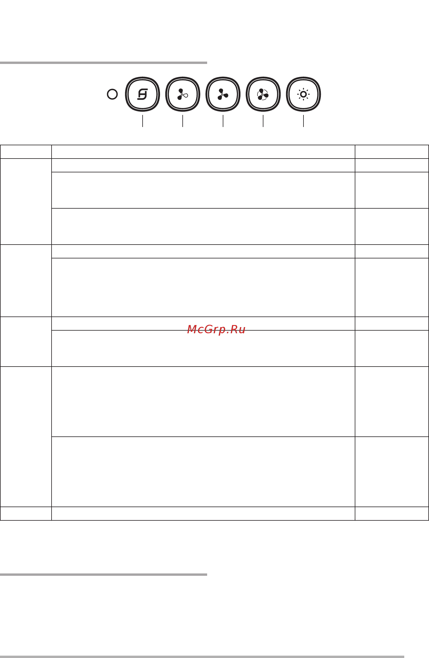 Faber CORINTHIA ISOLA EV8P WH MATT/TS A37 (110.0456.219) [11/96] Commandes