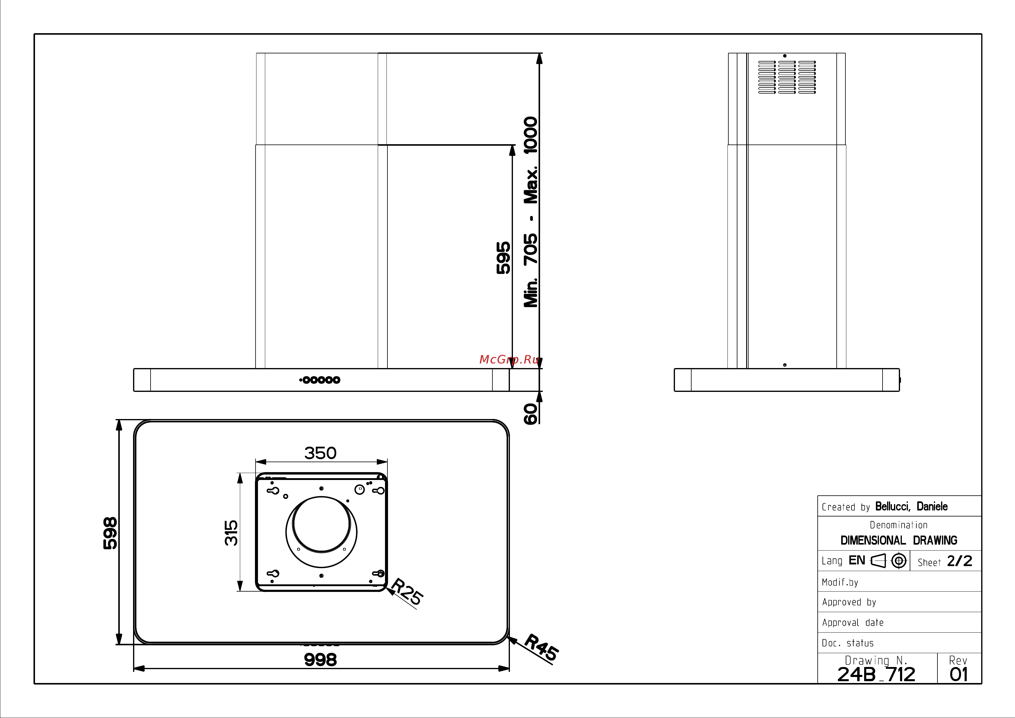Faber T-LIGHT ISOLA EV8P WH MATT A100 (110.0456.265) Схема онлайн [2/2] 280459