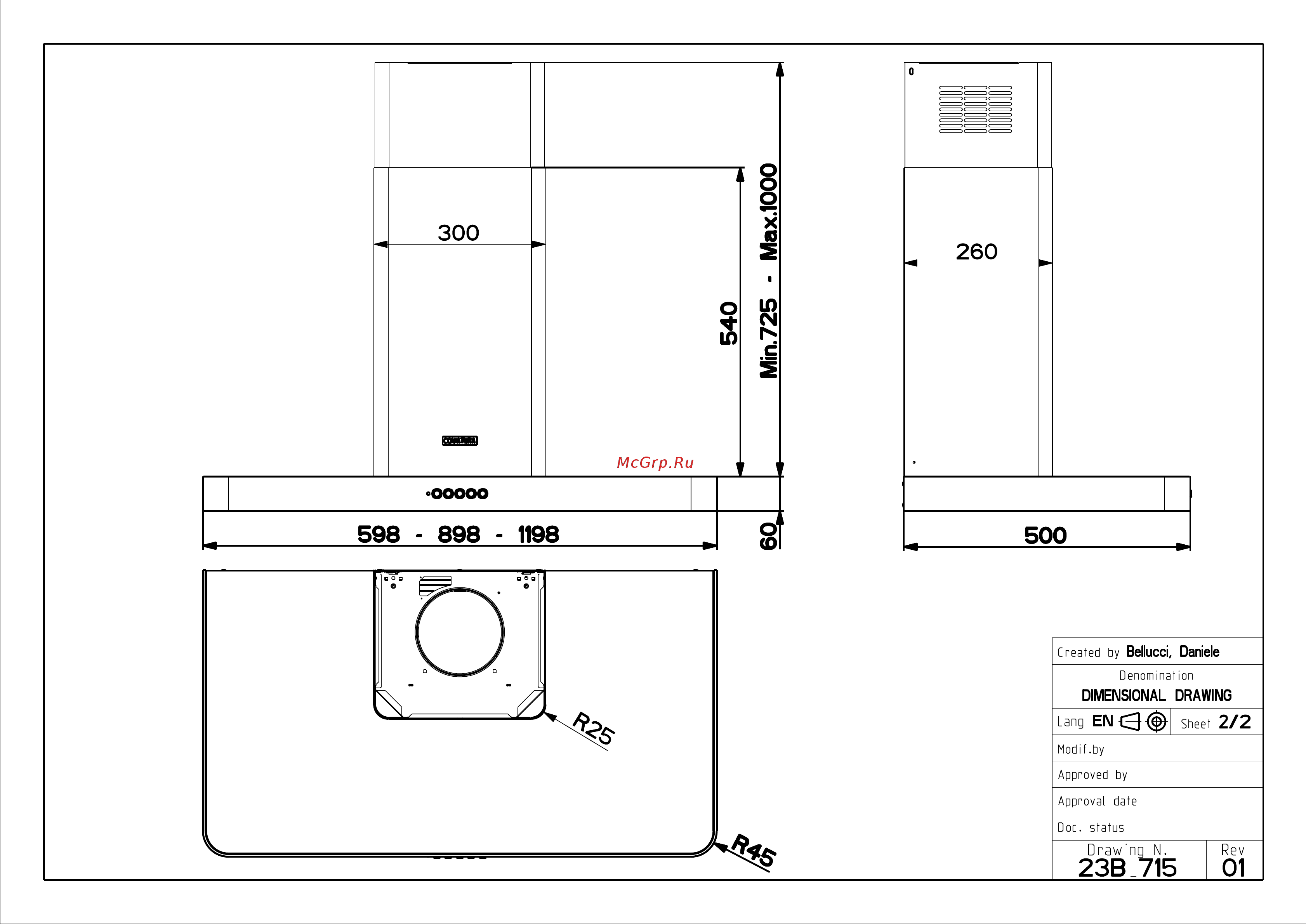 Faber T-LIGHT EV8P WH MATT A90 (110.0456.269) Схема онлайн [2/2] 280456