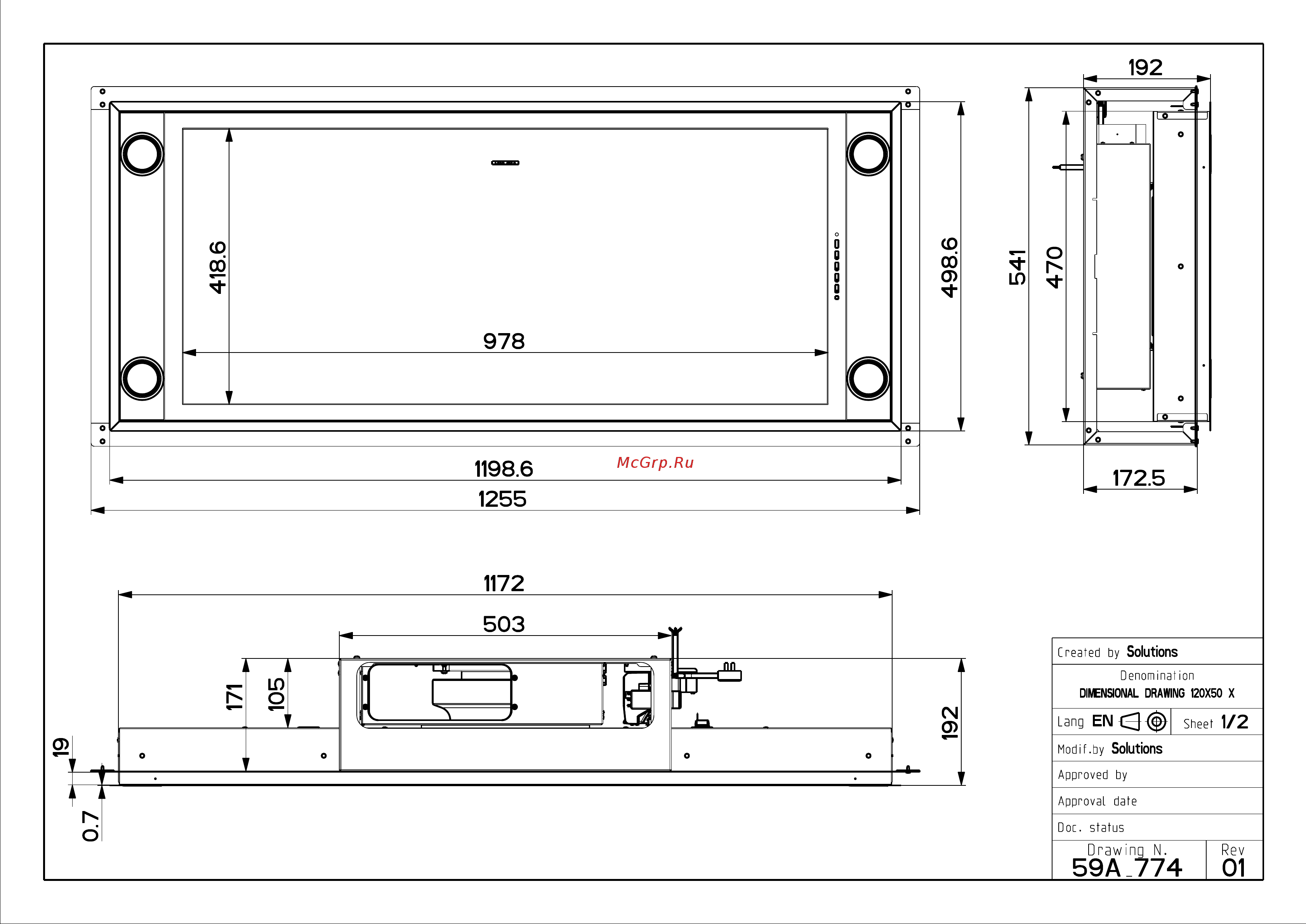 Faber HEAVEN 2.0 X FLAT A120 (110.0428.453) Схема онлайн