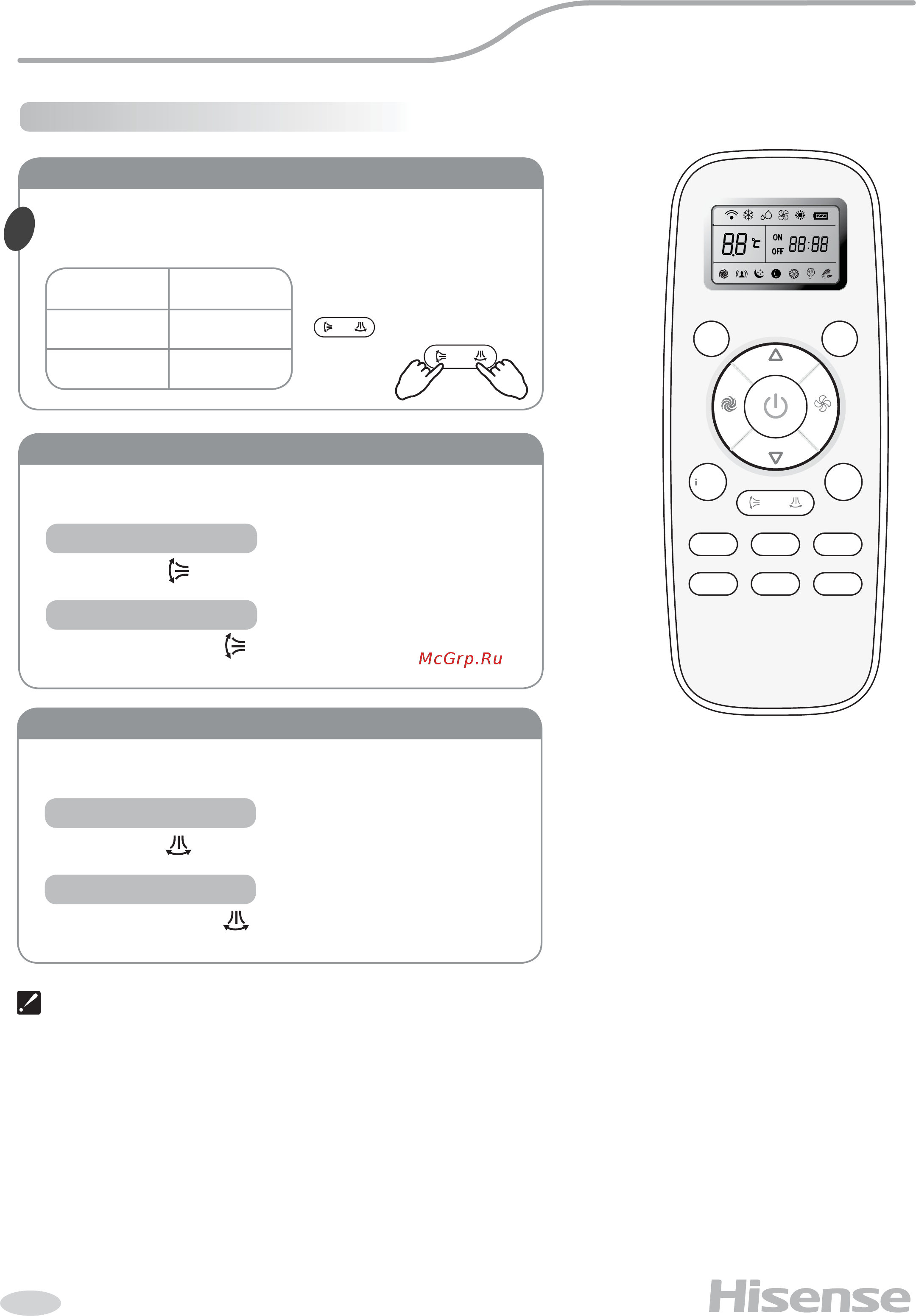 Hisense AMW-48U6SP [17/36] Hisense