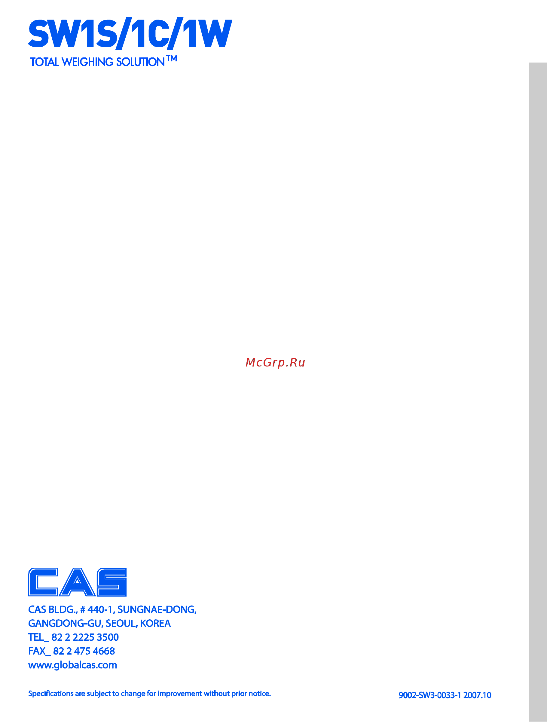 CAS SWN-6 Инструкция по эксплуатации онлайн [29/29] 280704