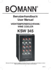 Bomann KSW 345 серебристый Инструкция по эксплуатации