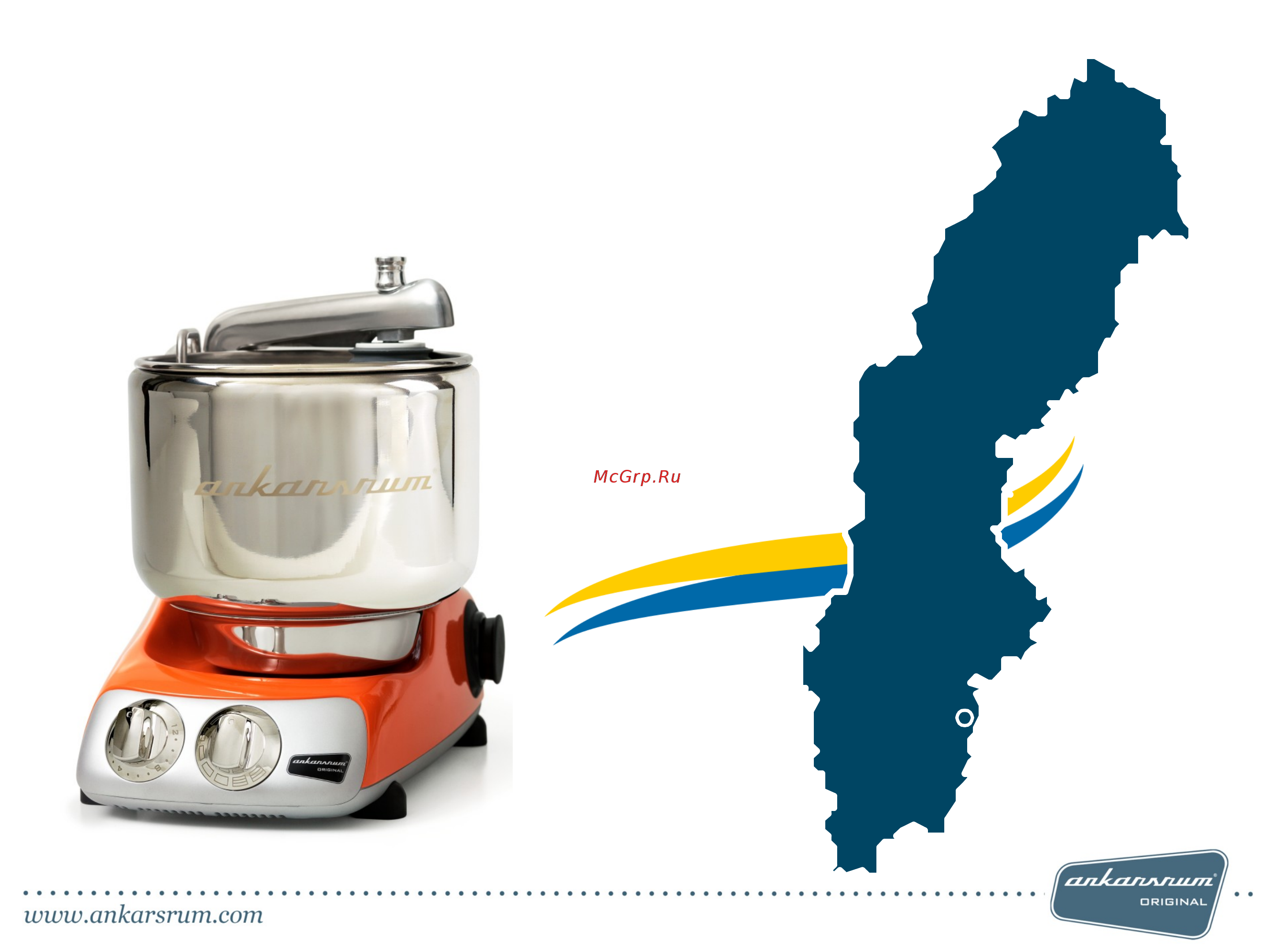 Ankarsrum AKM 6230 синий Презентация Ankarsrum Assistent онлайн