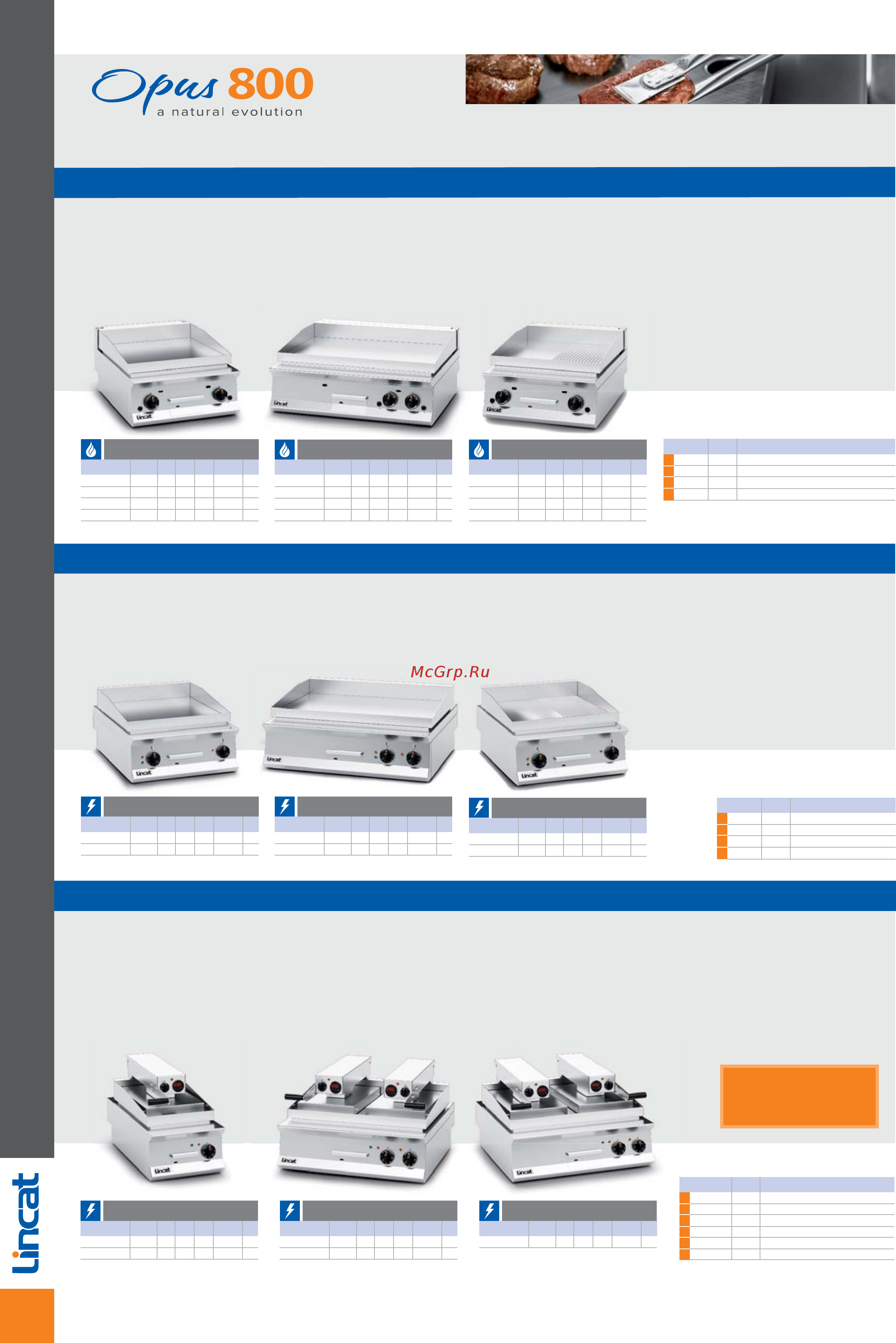 Lincat GS65FL [14/56] Heavy duty prime cooking equipment