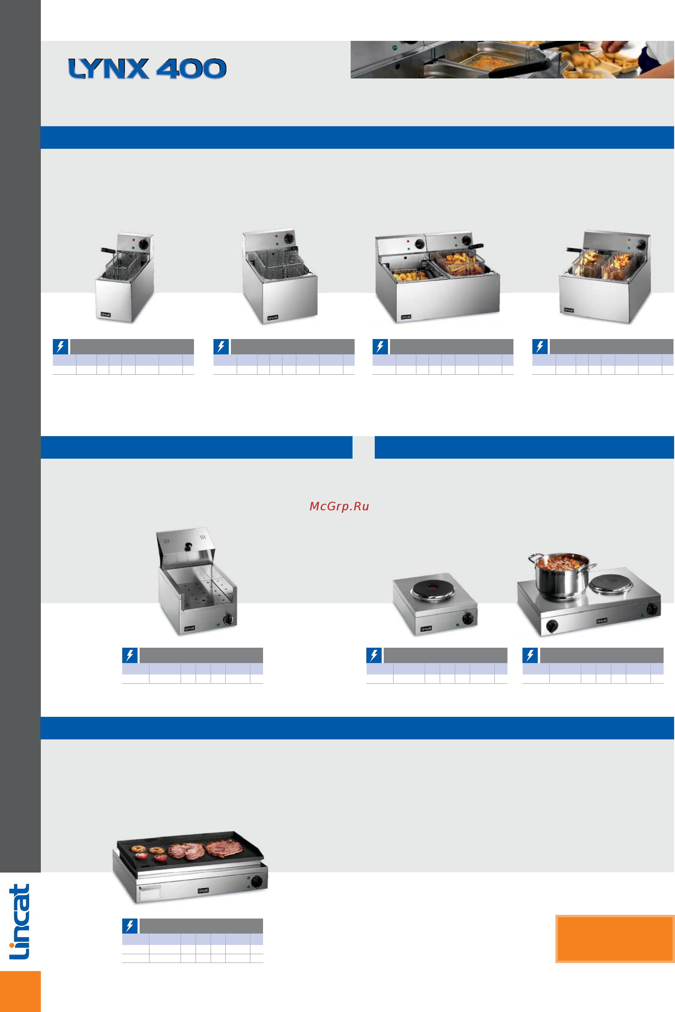 Lincat DF618FL [28/56] Compact counter top cooking equipment
