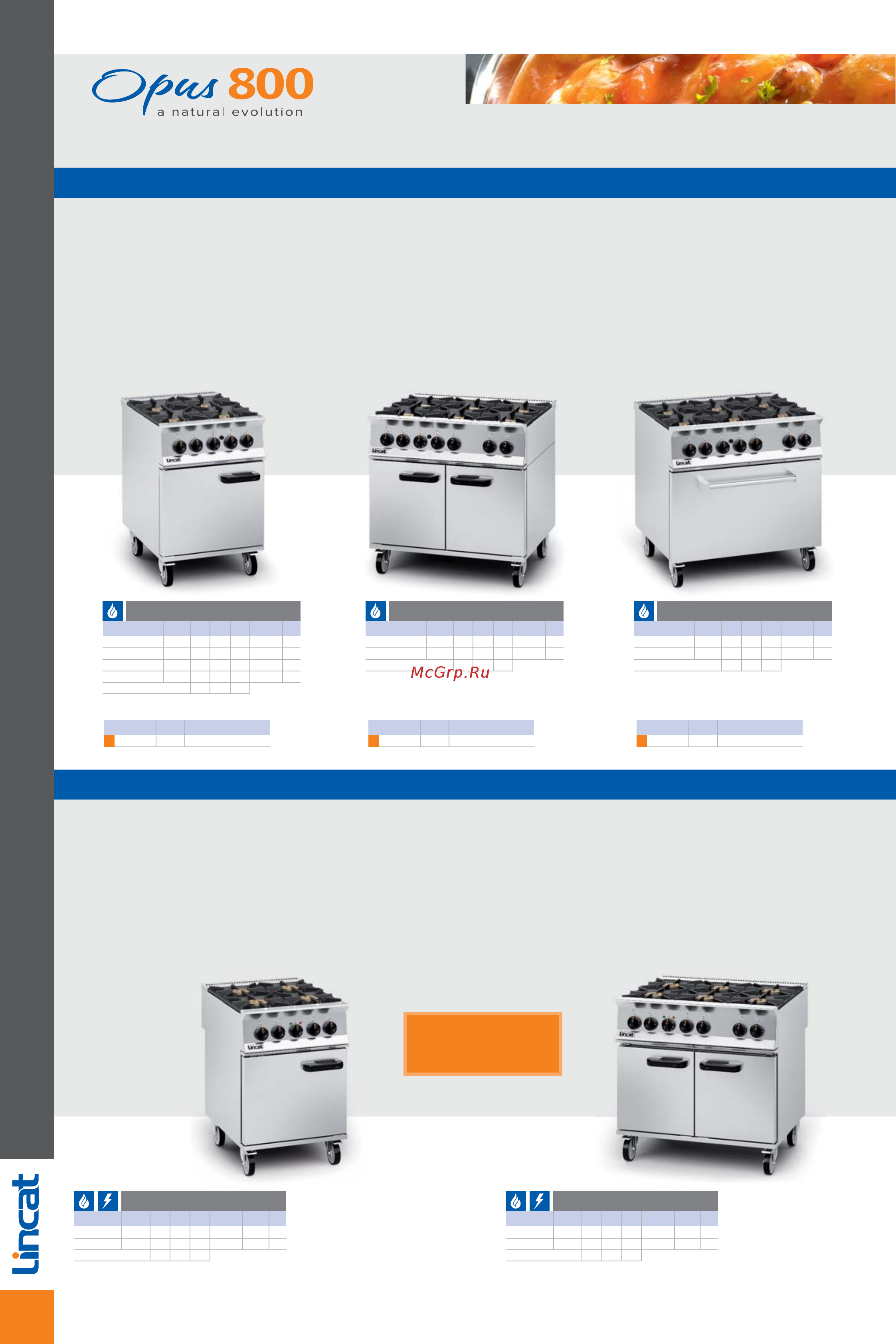 Lincat GS6FL [6/56] Heavy duty prime cooking equipment