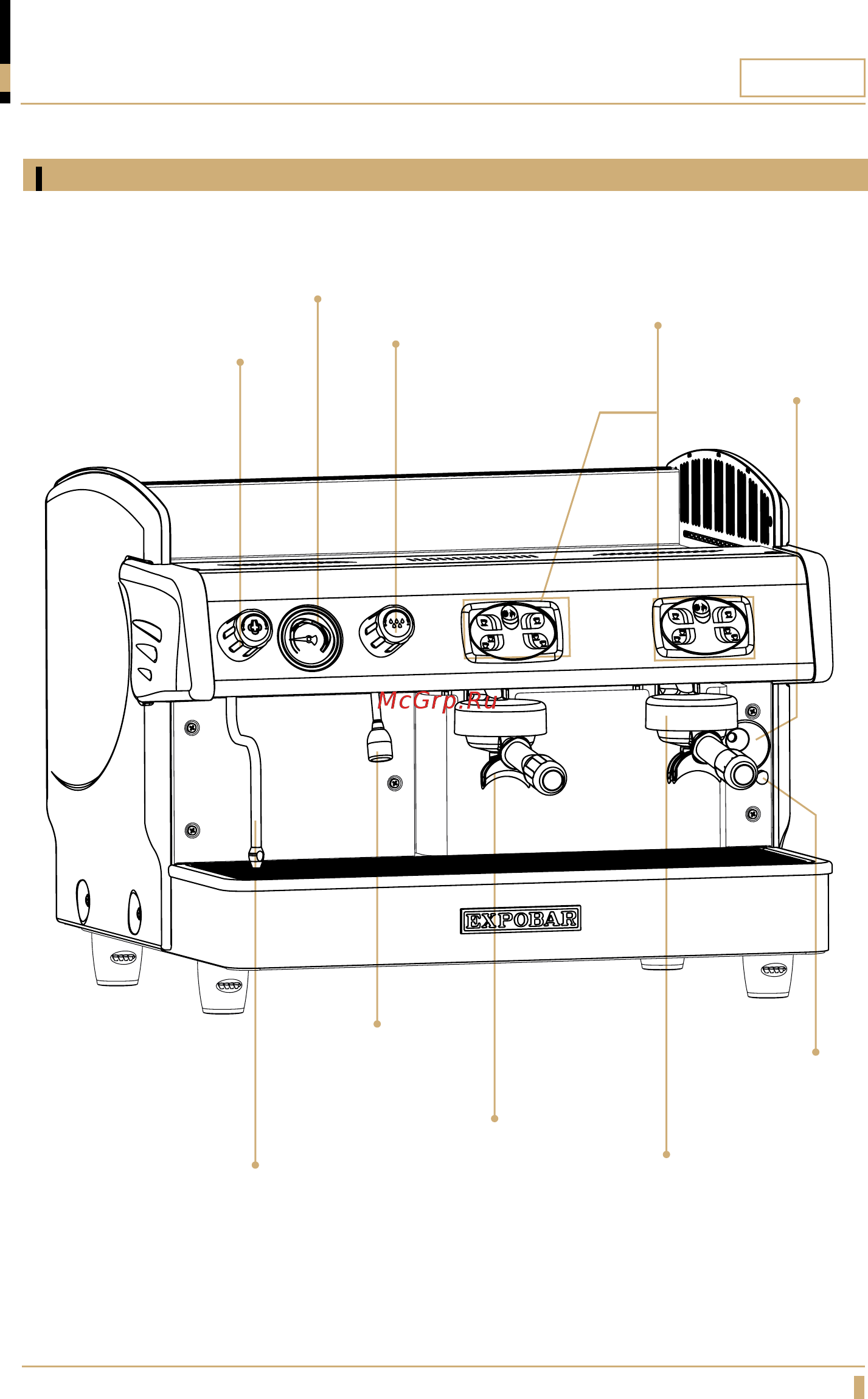 Expobar Zircon Pulser 2 GR [11/36] Overview of components