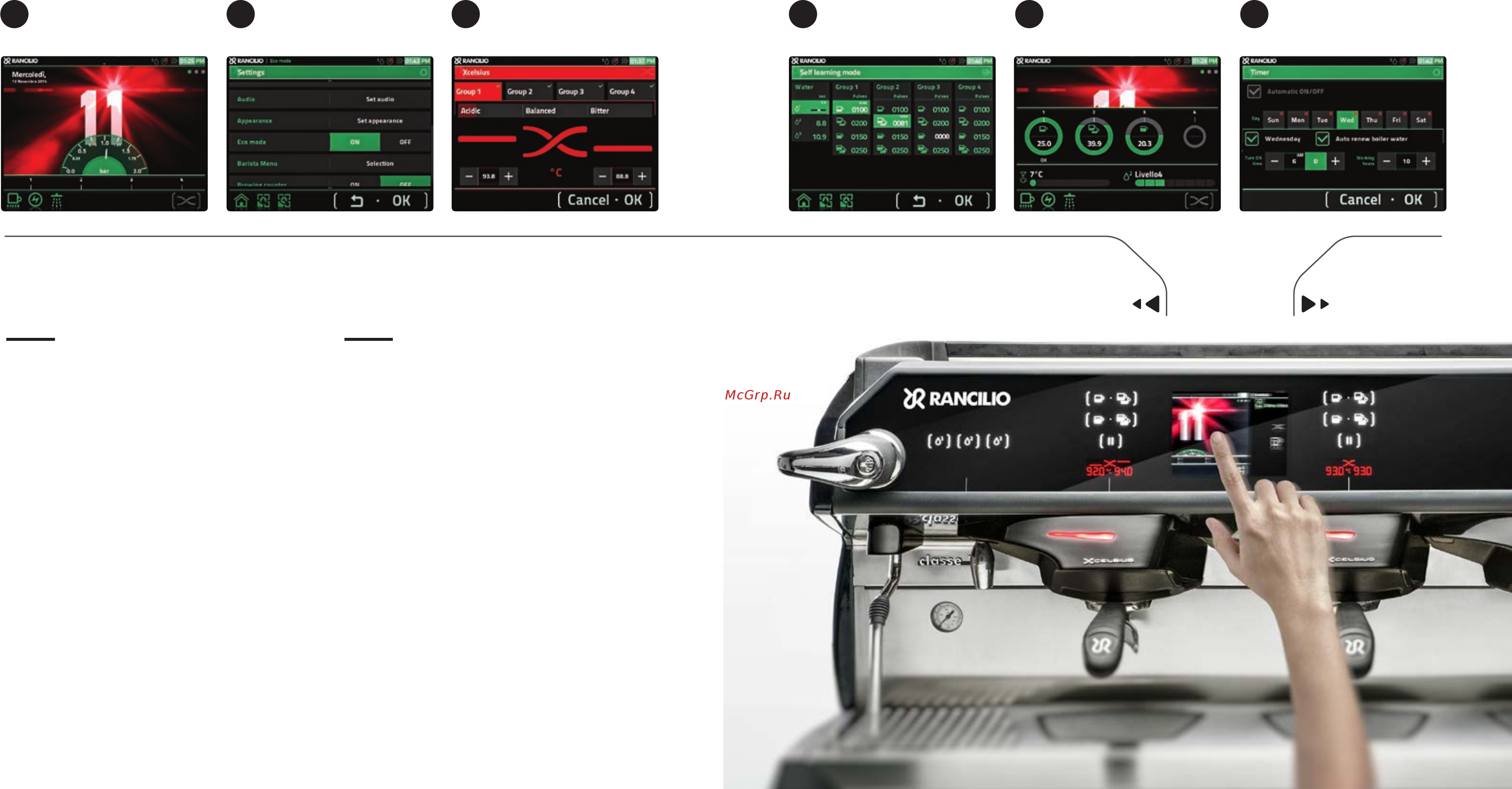 Rancilio 11 USB Xselsius 4 GR [12/43] Rancilio drive system