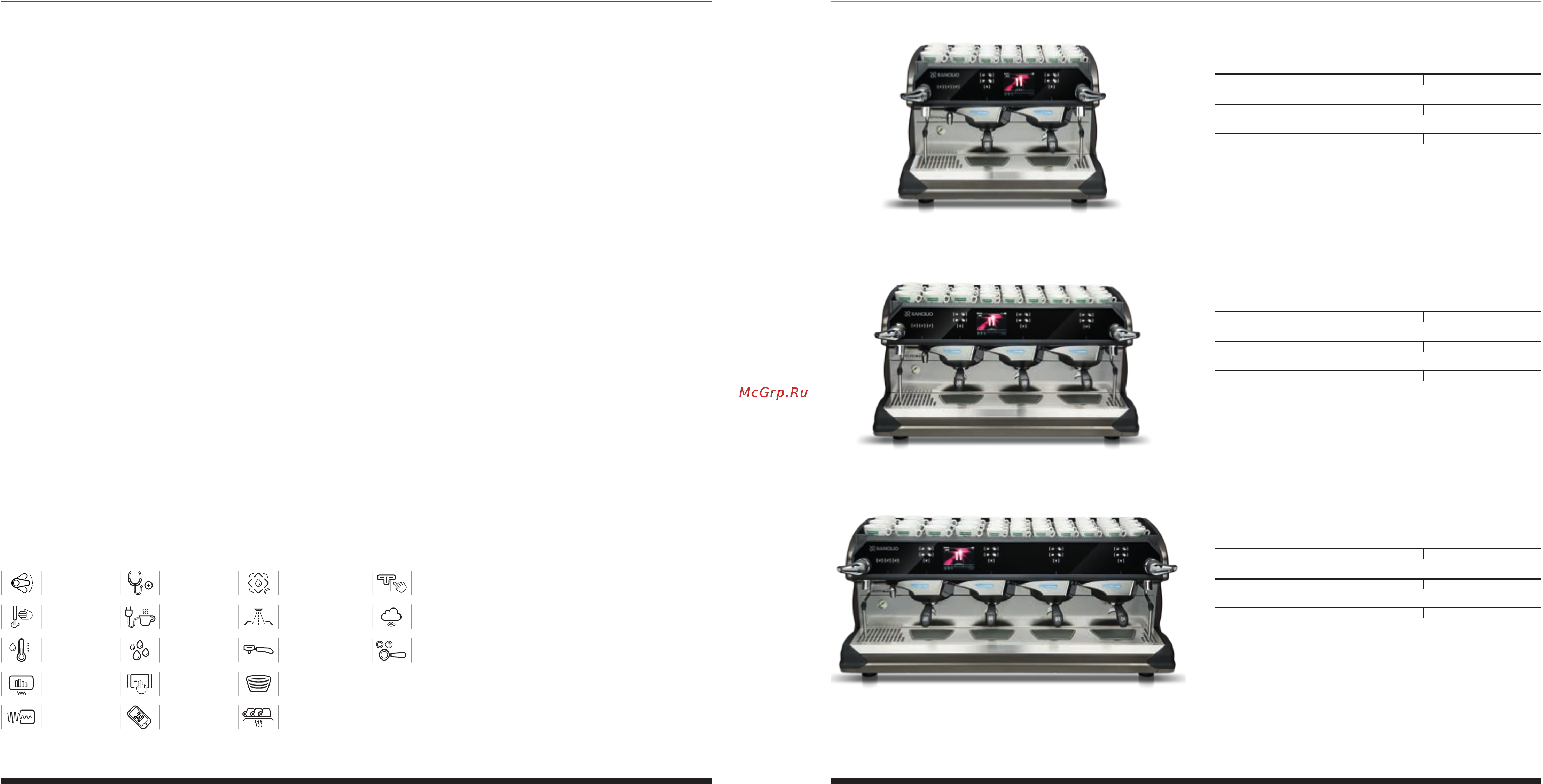 Rancilio 11 USB Xselsius 2 GR [37/43] Classe 1
