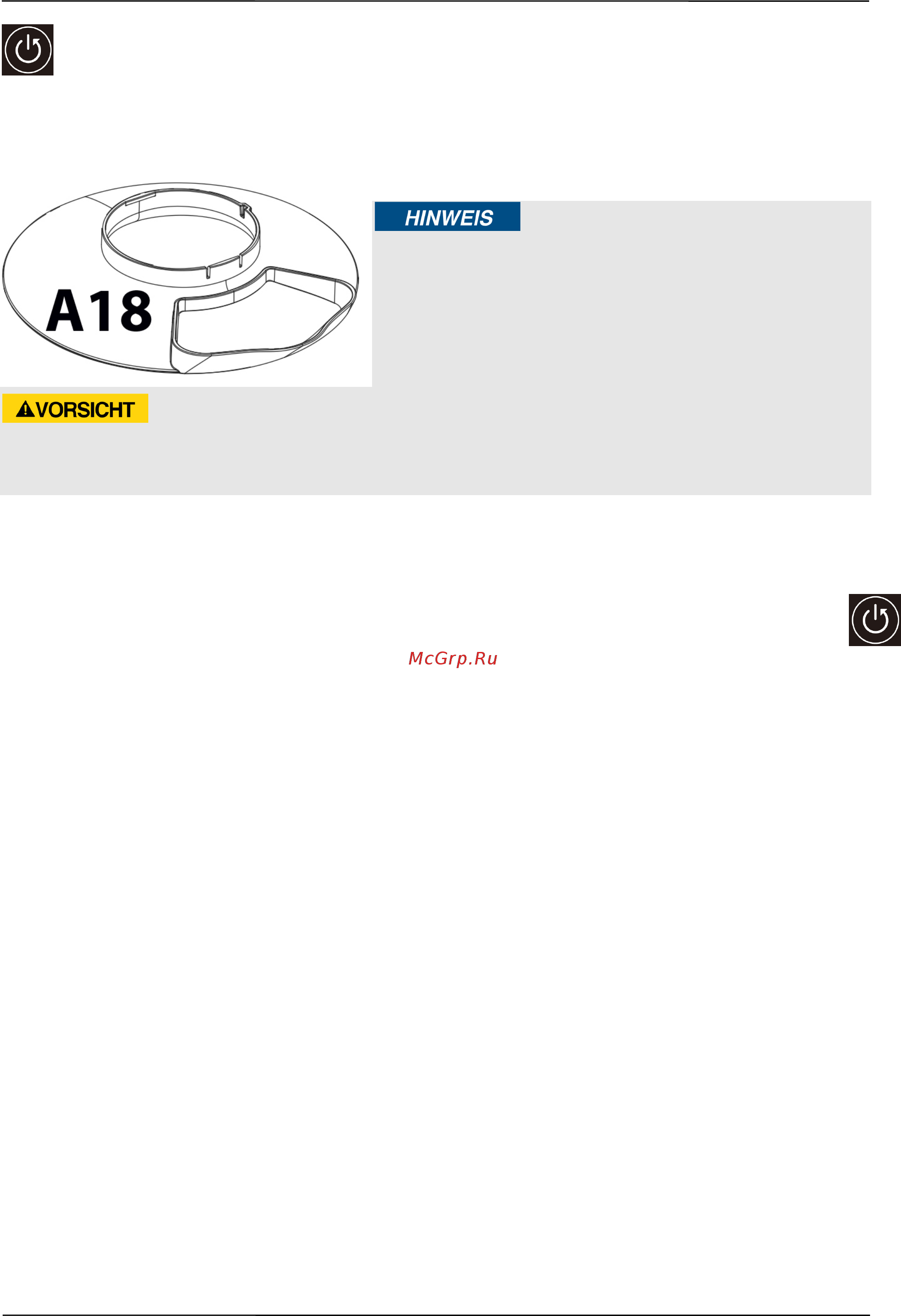 Caso KM1200 Chef [110/169] Attenzione