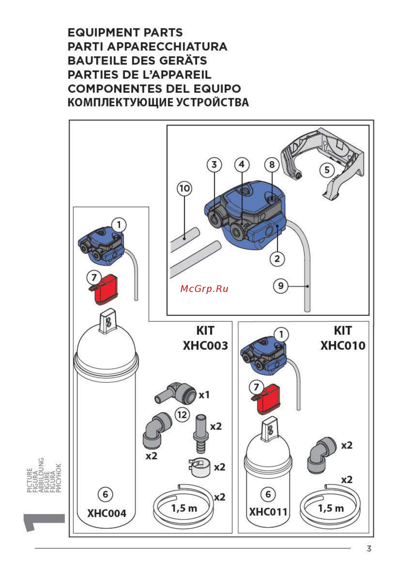 UNOX XHC 003 Инструкция по установке онлайн [3/116] 281379
