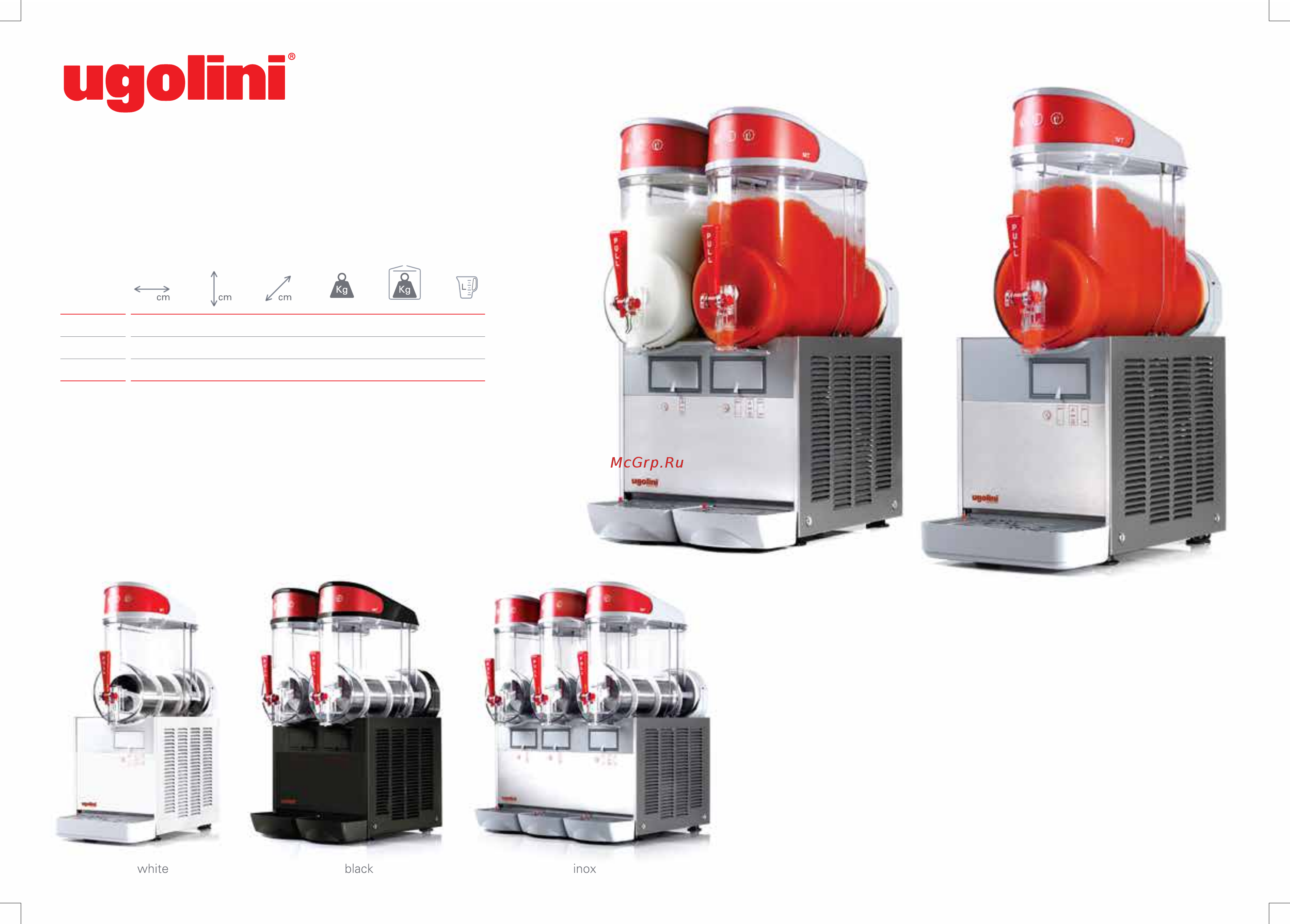UGOLINI Quick-GEL Каталог оборудования UGOLINI (англ.) онлайн [16/36] 282225