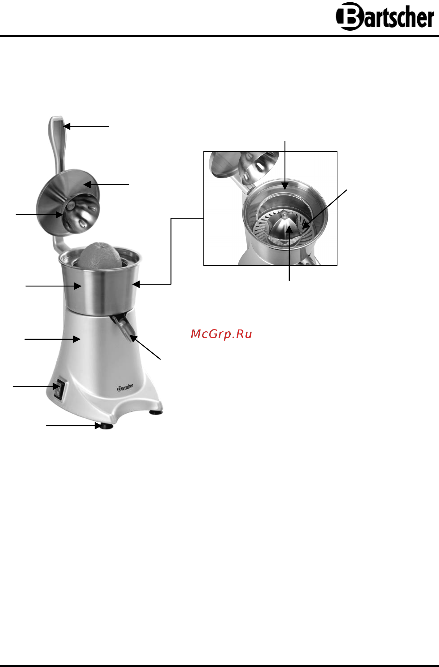 Bartscher CS1 [8/15] Технические данные
