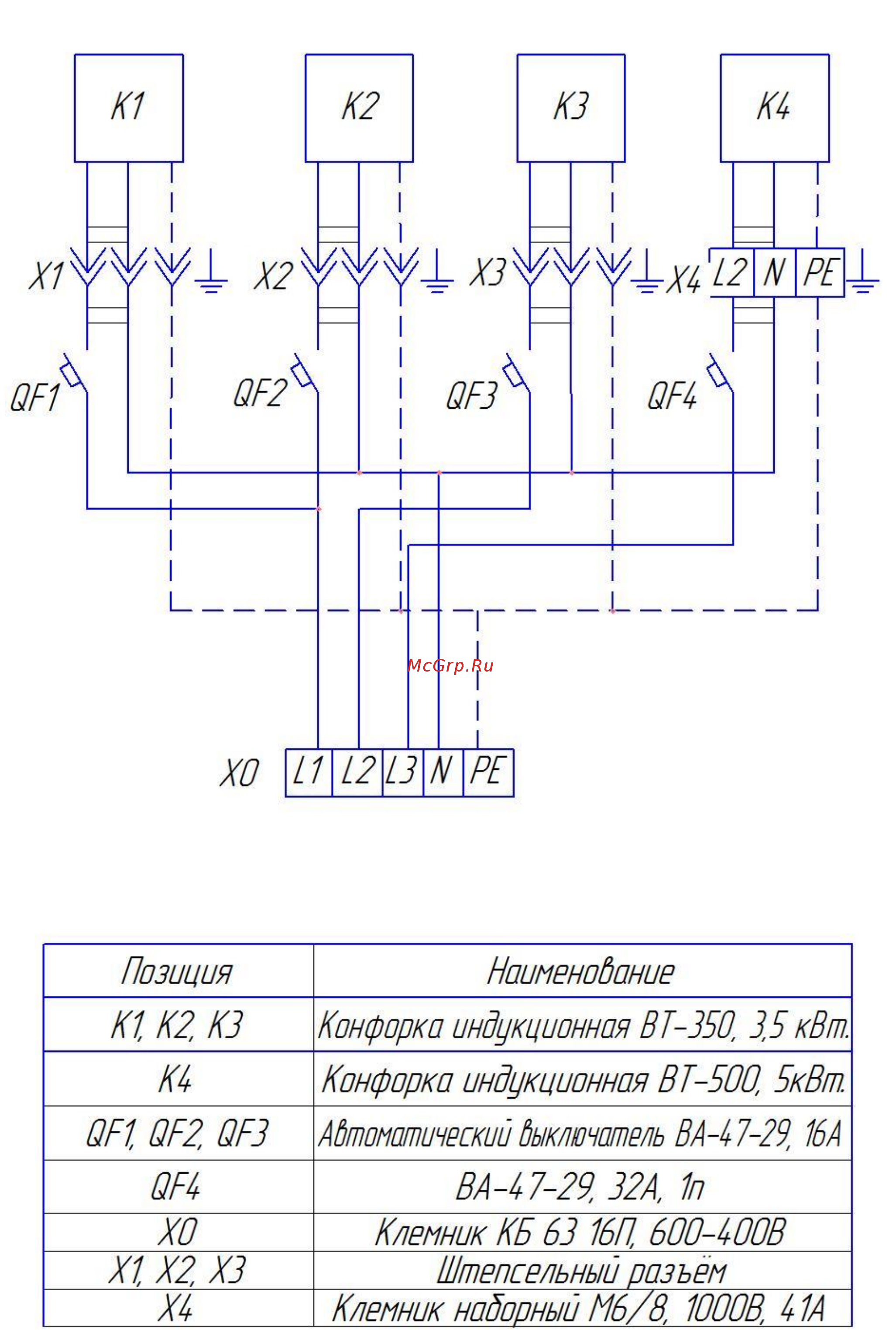 Dominator ПЭИ-4 D [15/26] Схема электрическая принципиальная пэи 4 g1d