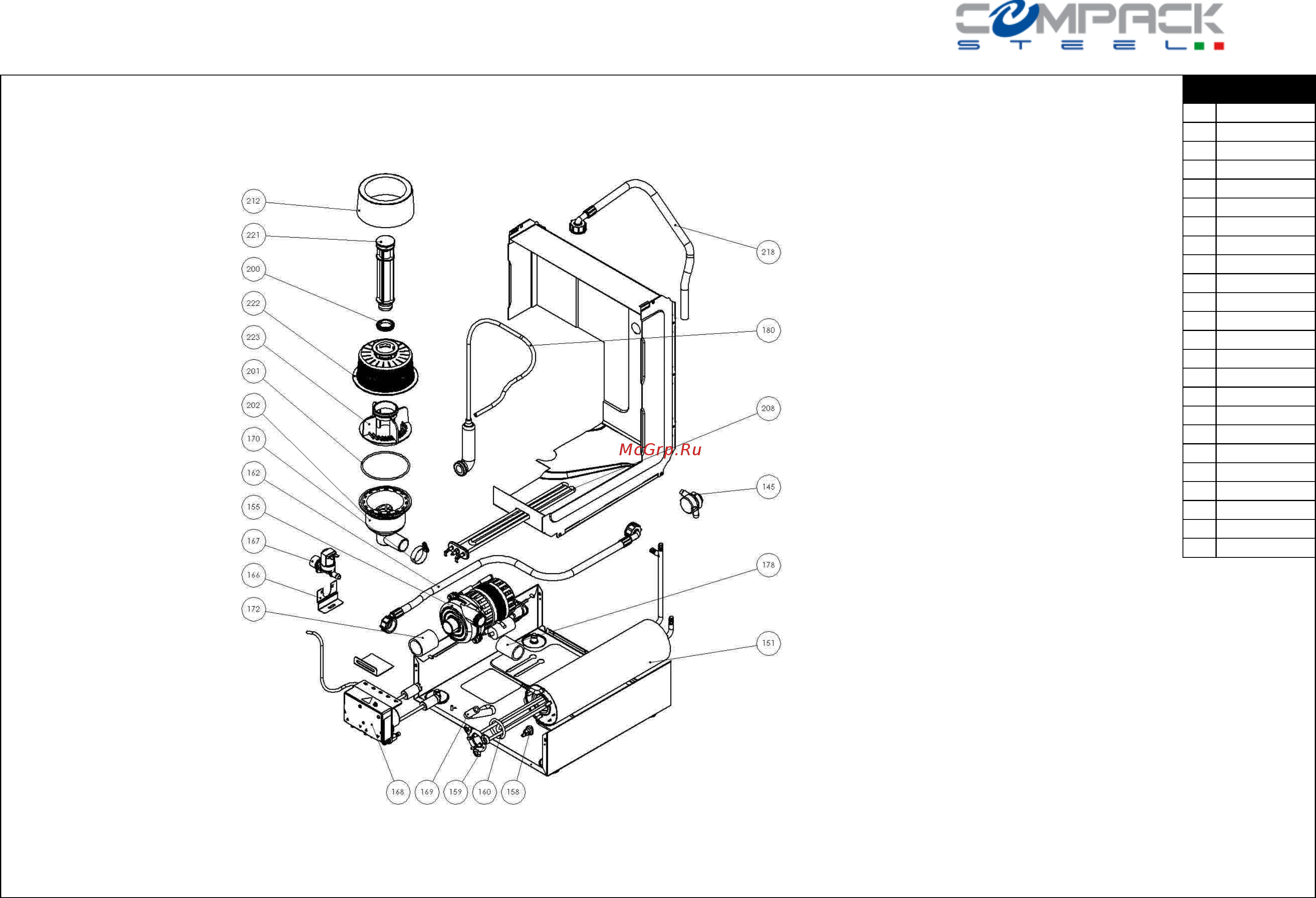 Compack X25E [3/11] Lavabicchieri koral cesto quadro 35x35 electronic