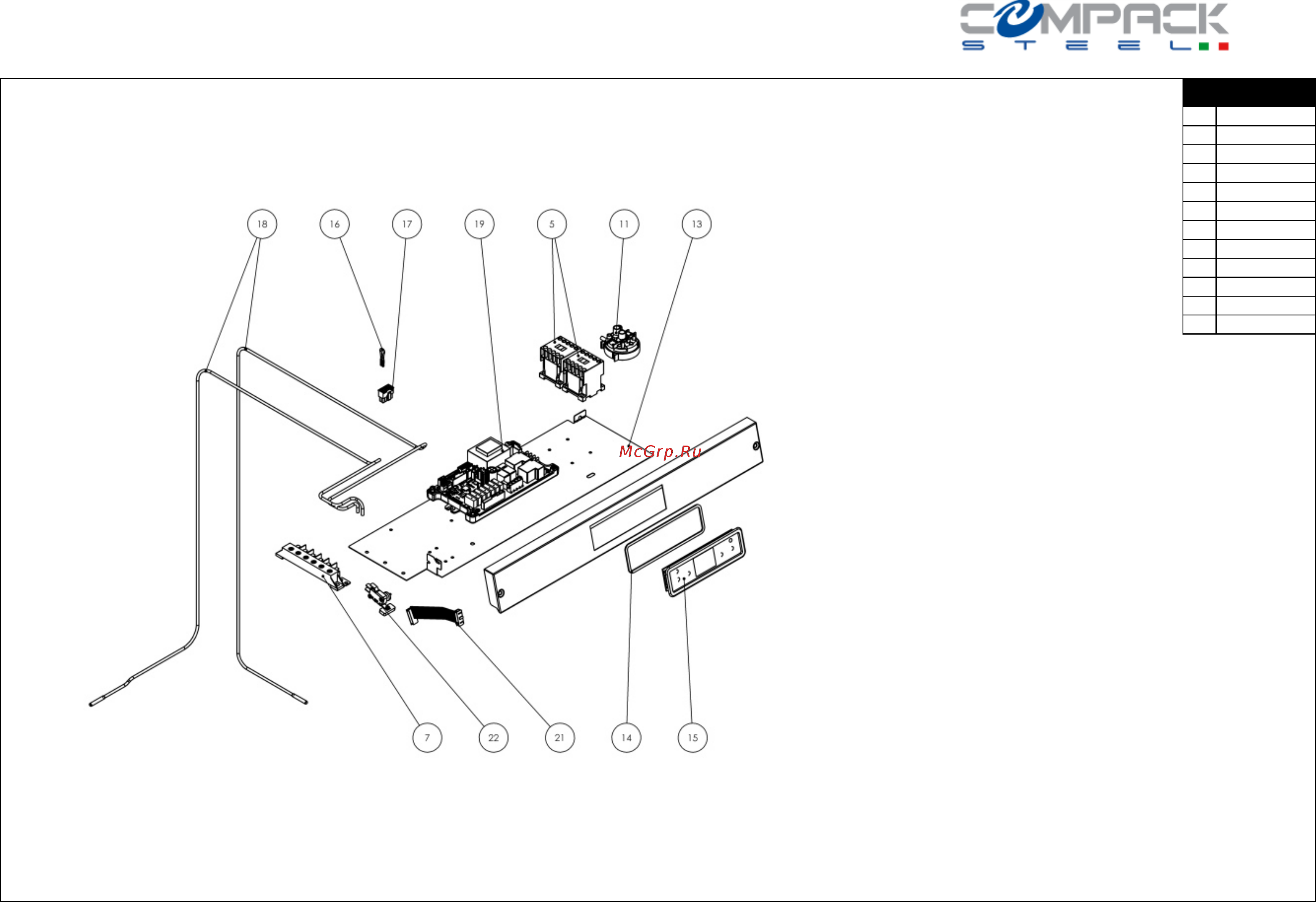 Compack X56E [7/11] Lavastoviglie koral cesto quadro 50x50 electronic