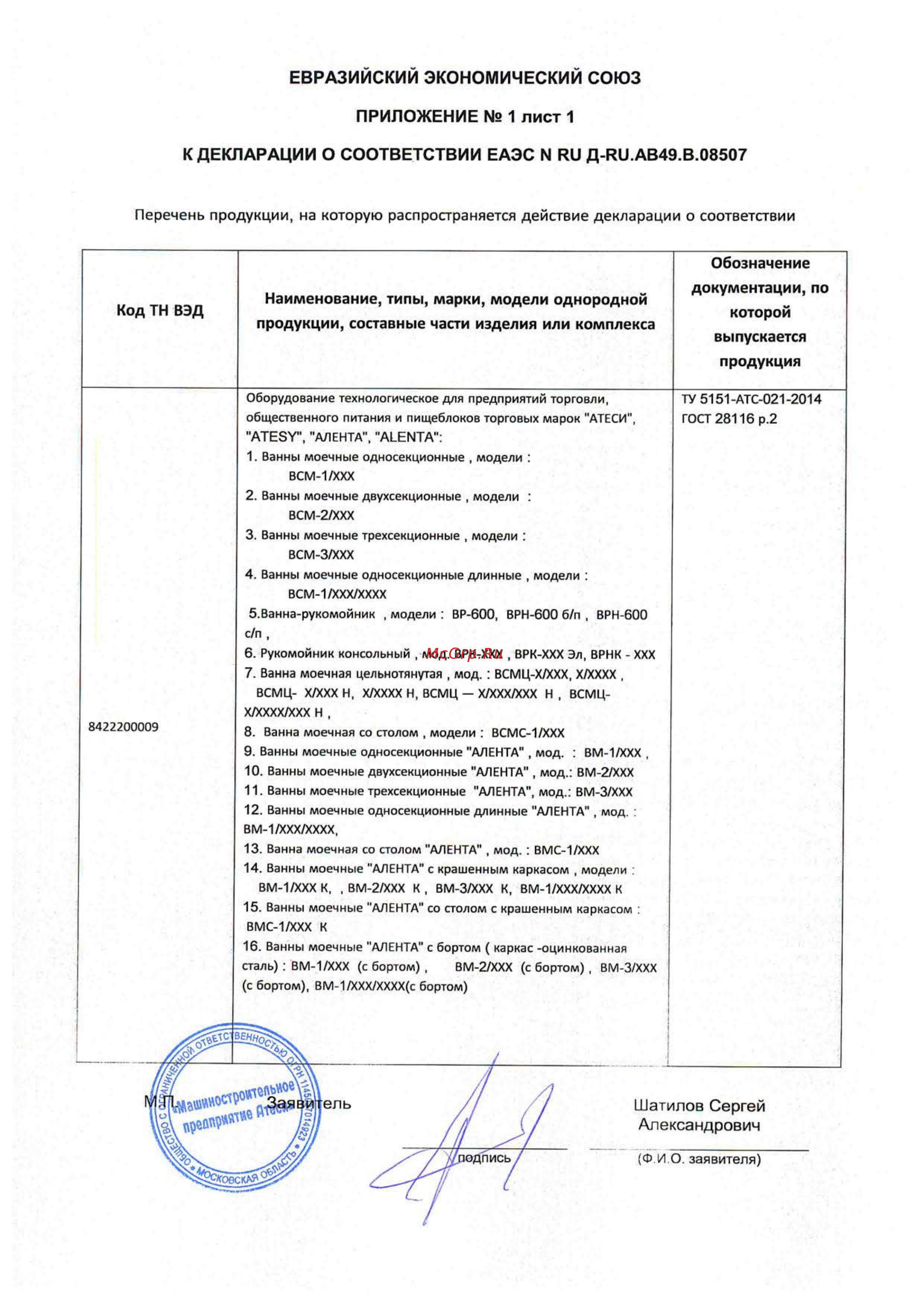 ATESY СТК-С-600.500.1600-02-Н [2/3] Евразийский экономический союз