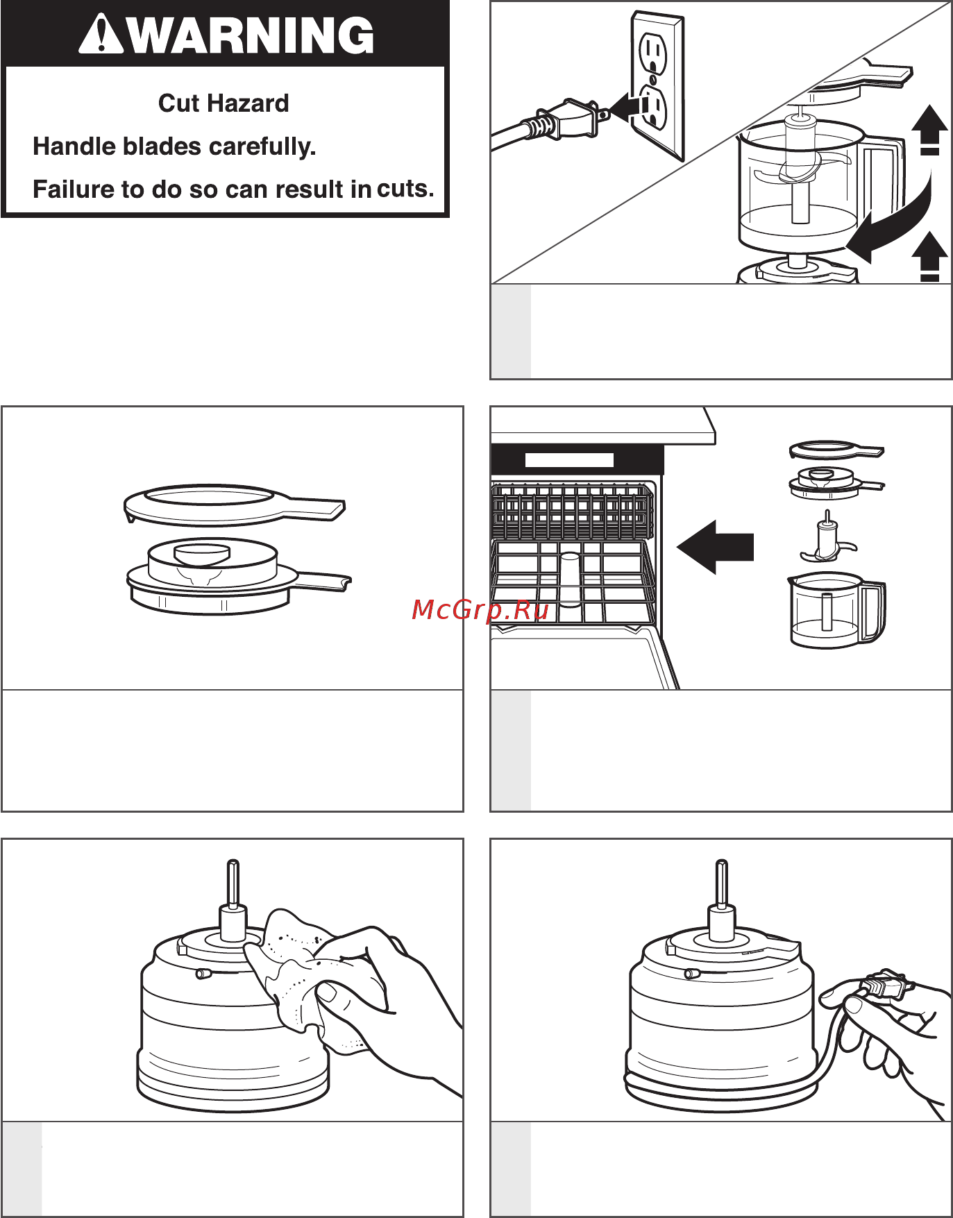 KitchenAid 5KFC3516EER красный [10/36] Care and cleaning