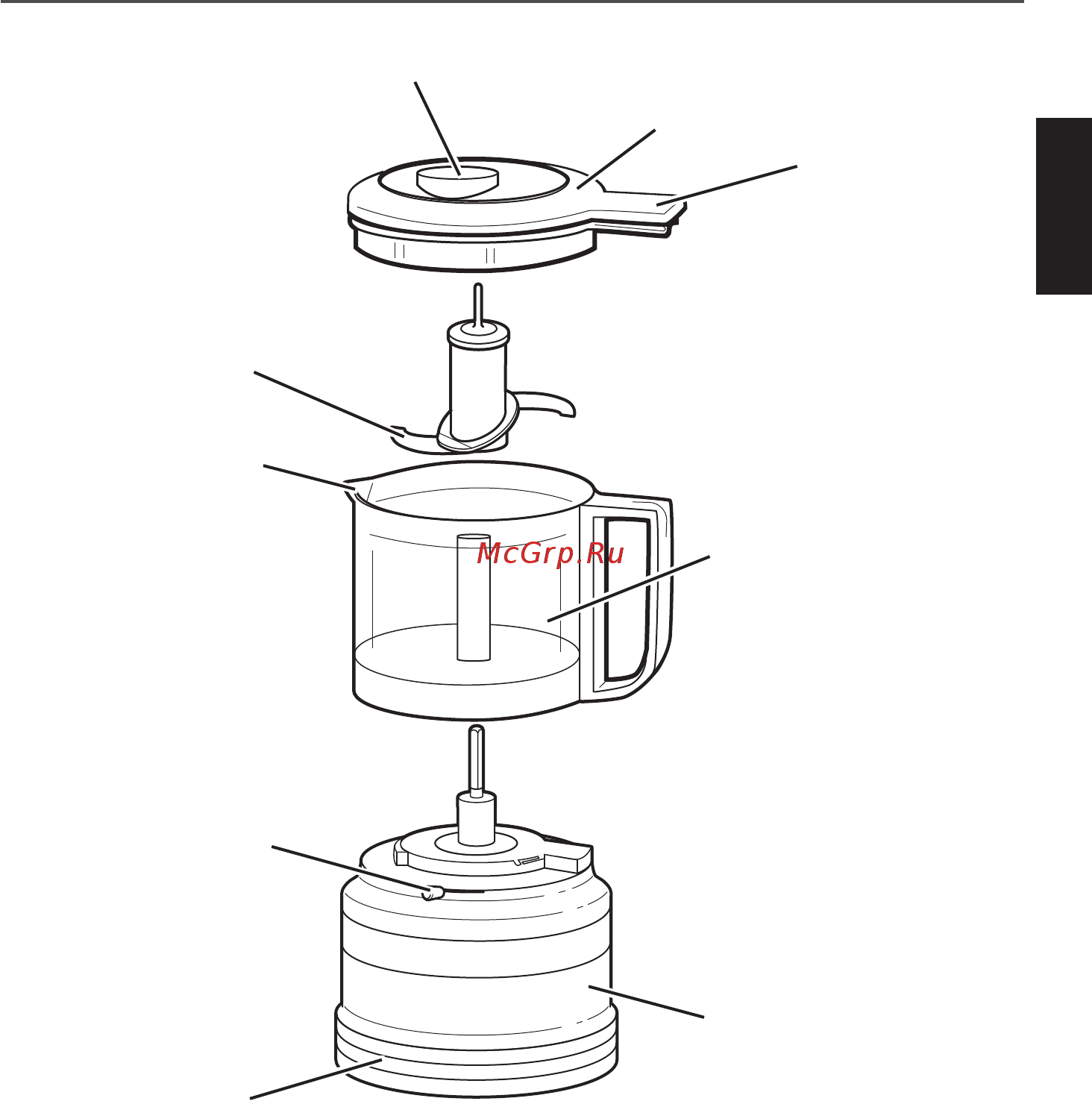 KitchenAid 5KFC3516EOB черный [13/36] Pièces et caractéristiques