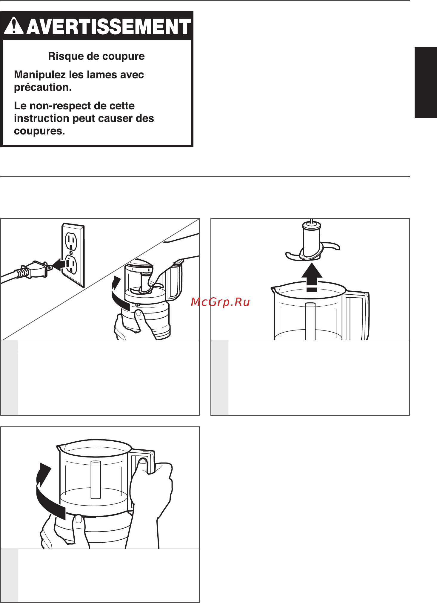 KitchenAid 5KFC3516EOB черный [17/36] Utilisation du mini robot culinaire