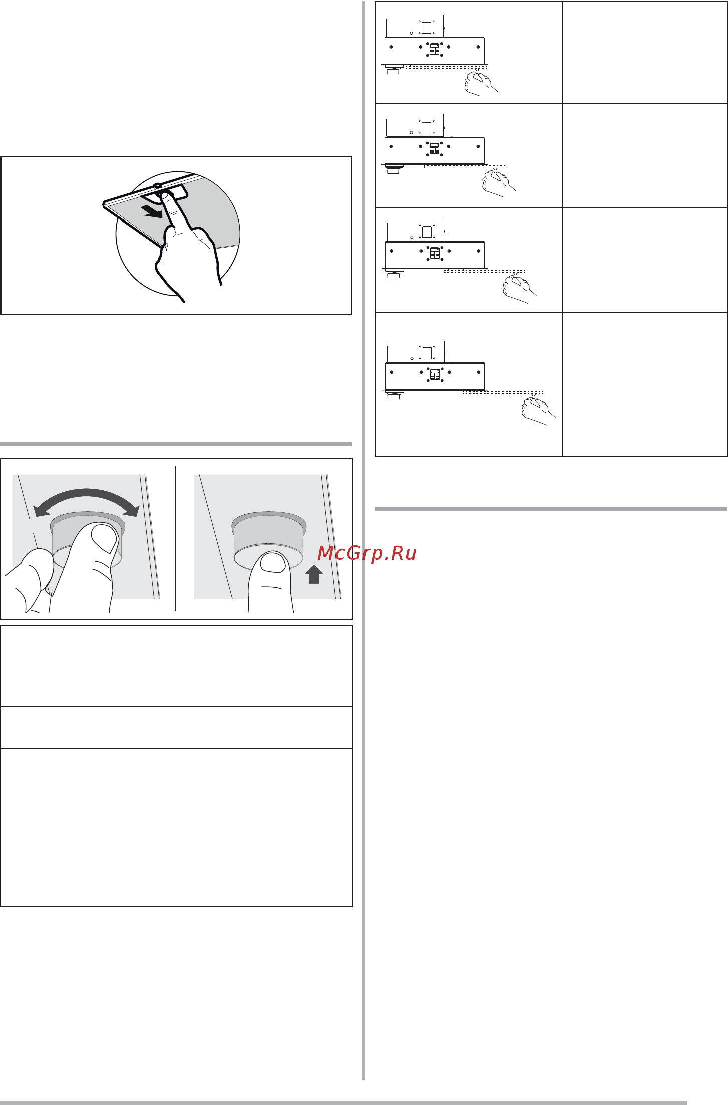 Faber SWIFT X/WH A60 (110.0456.275) [11/96] Commandes