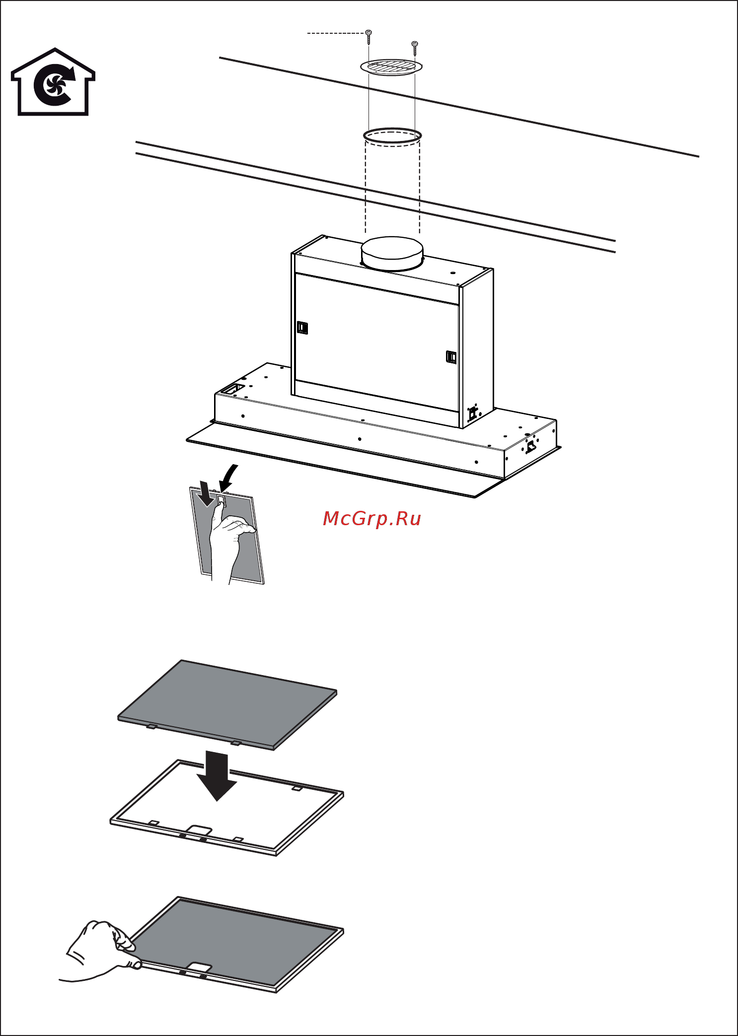 Faber SWIFT X/WH A60 (110.0456.275) Руководство по монтажу онлайн [9/12] 281814