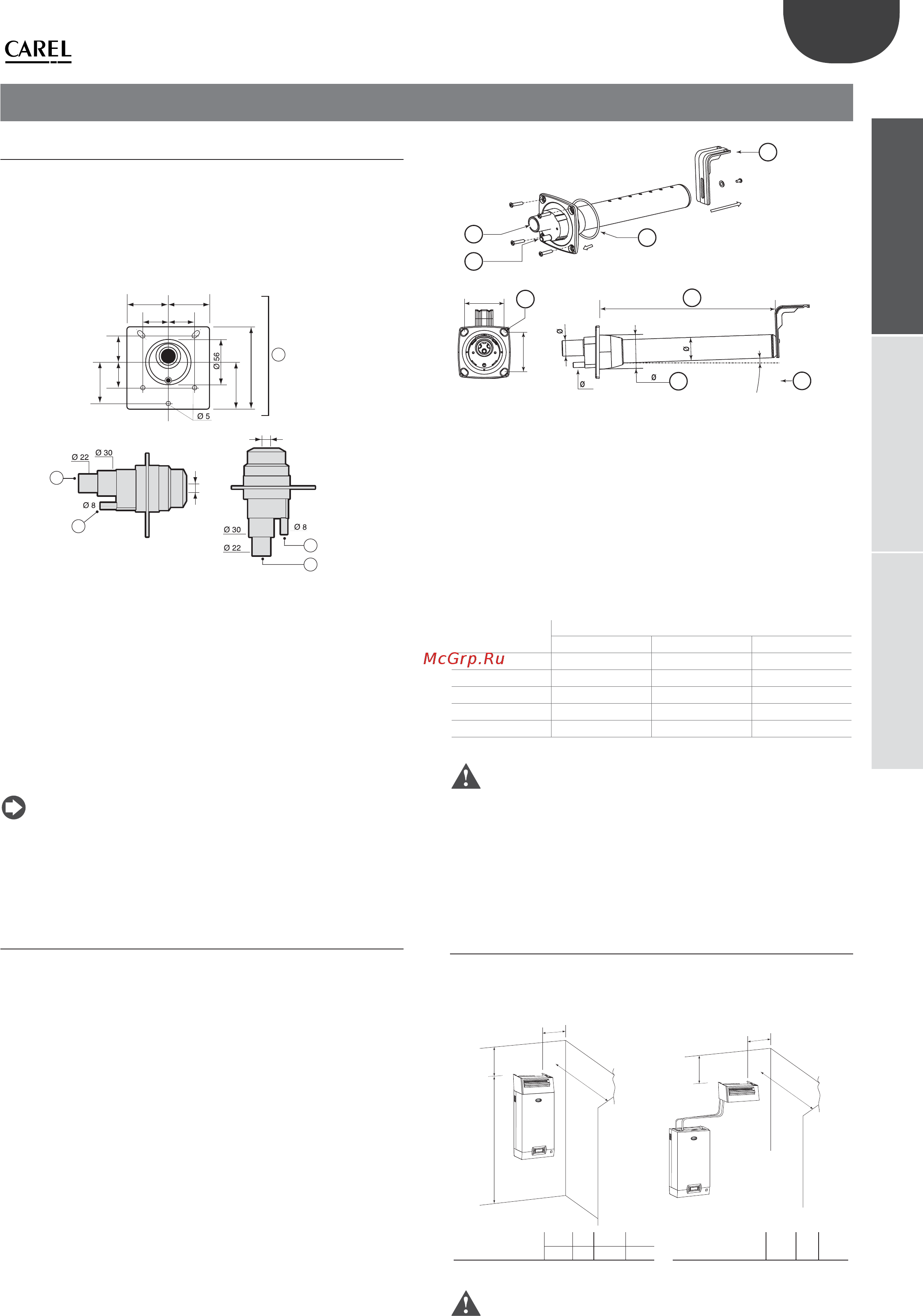 Carel UE090XL001 [13/60] Монтаж эксплуатация сервис