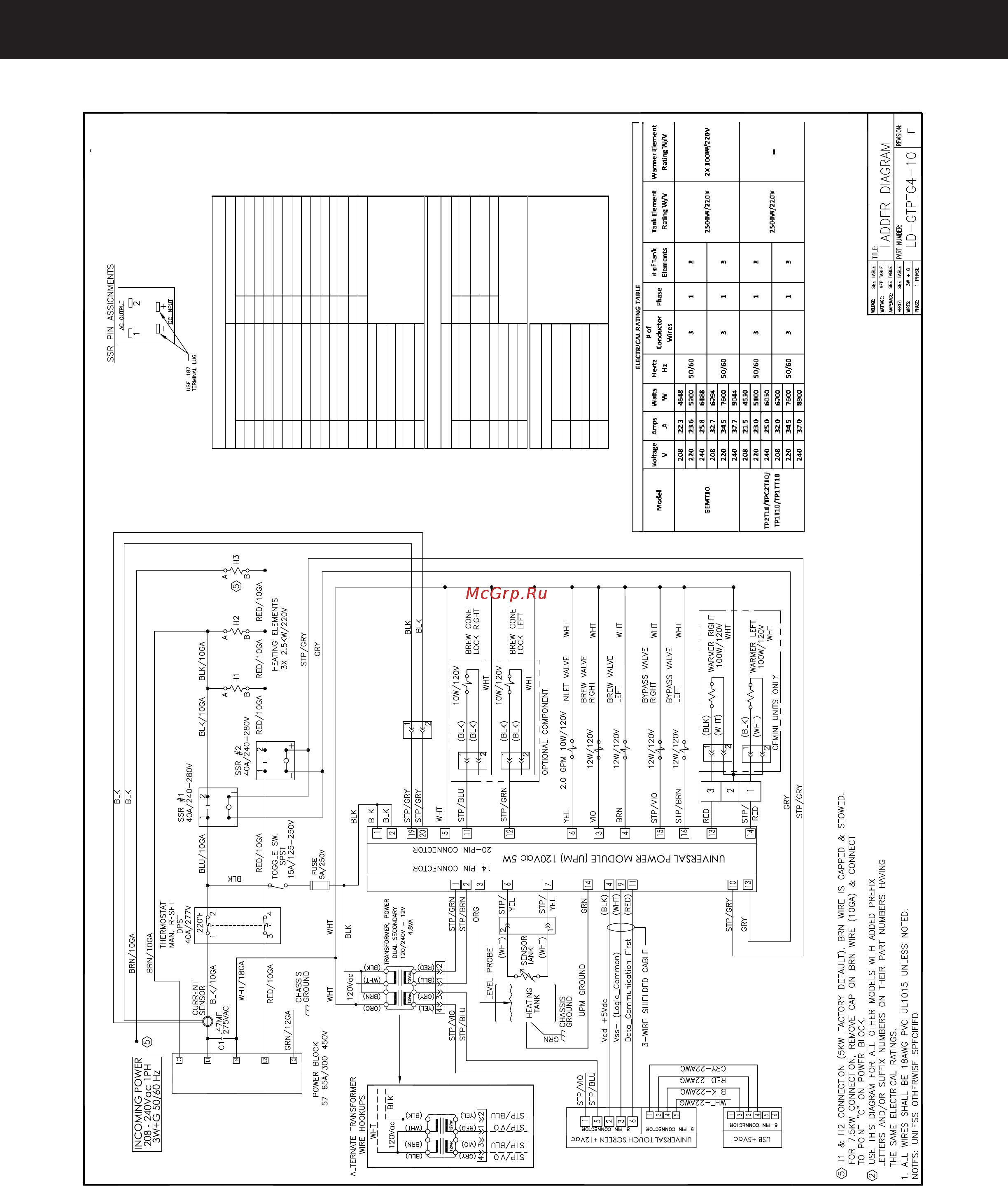 Curtis G4TP1S30A3100 [27/36] Electrical schematics es42