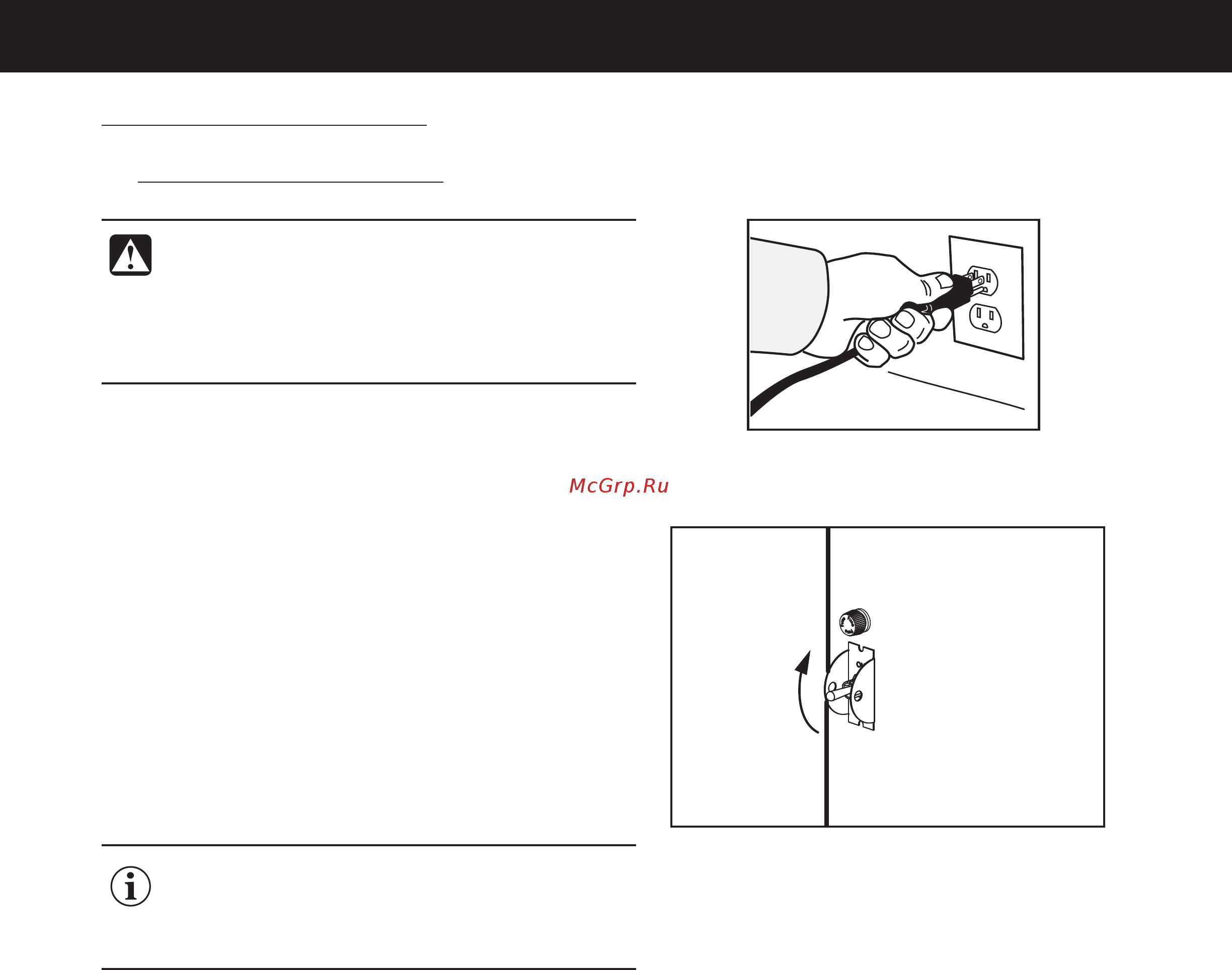 Curtis G4TP1S30A3100 [8/36] Installation instructions ii9