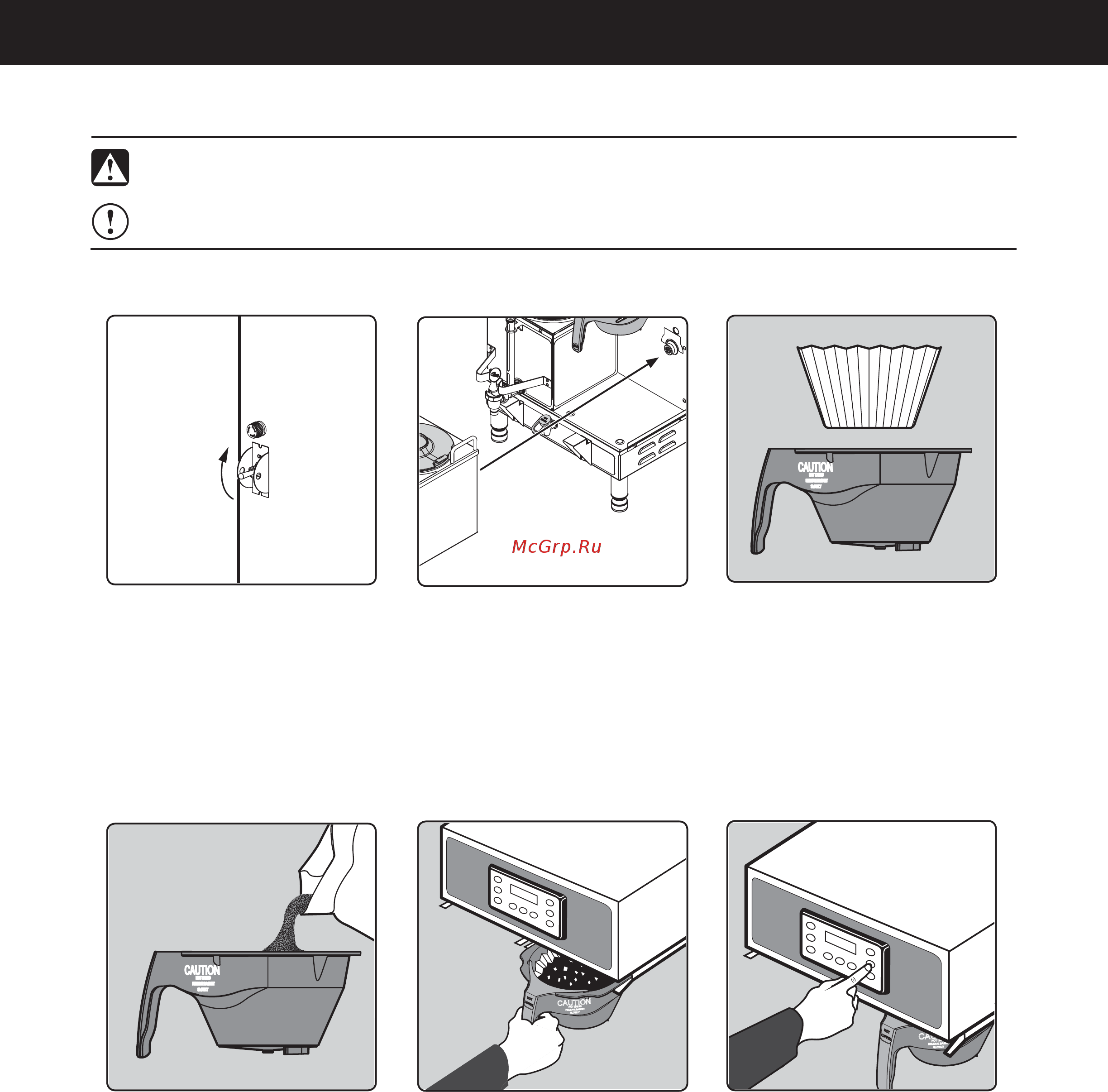 Curtis GEMSIF30A1000 [10/42] Brewing instructions