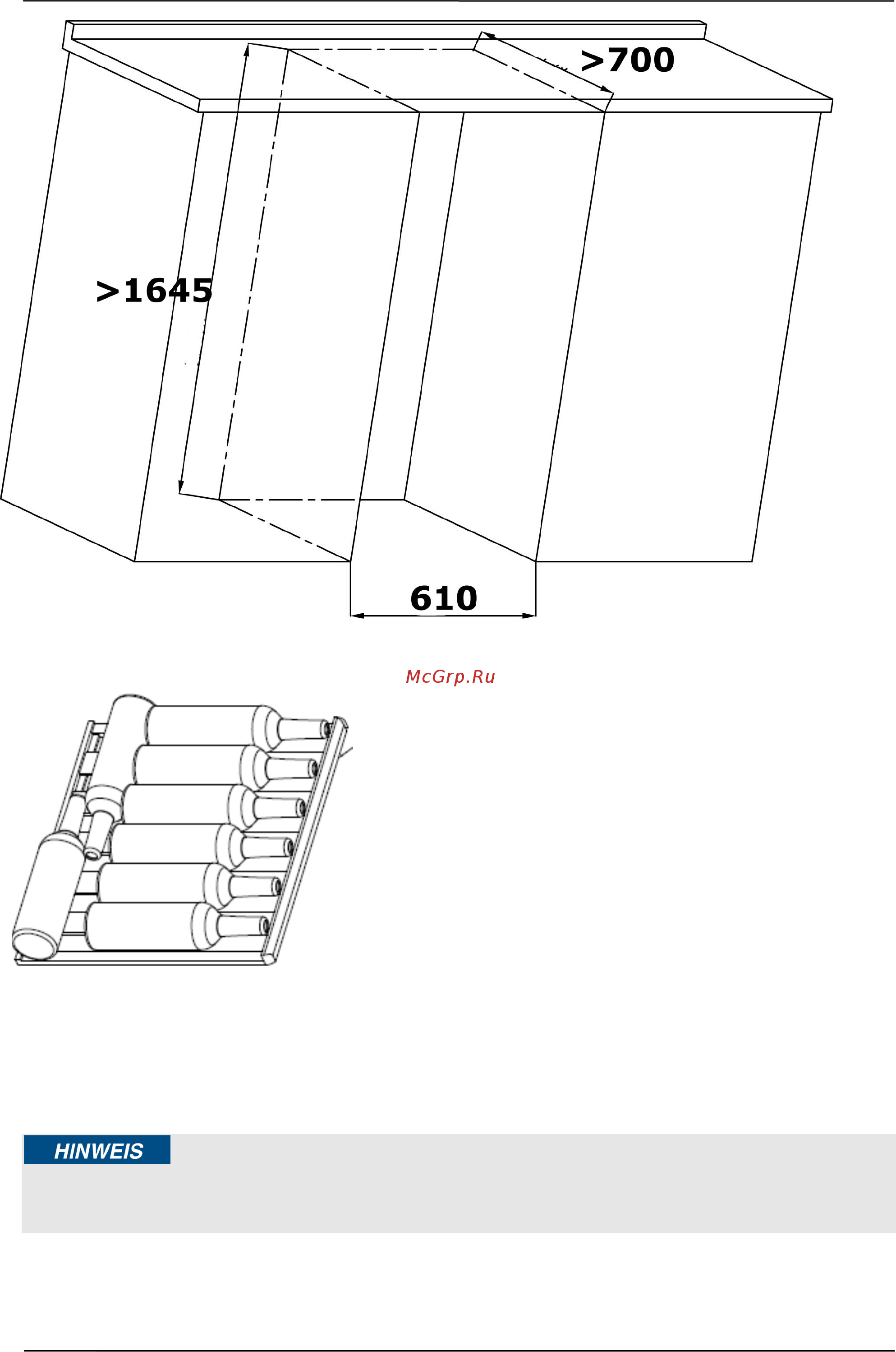 Caso WineChef Pro 126 [64/101] Indicazione