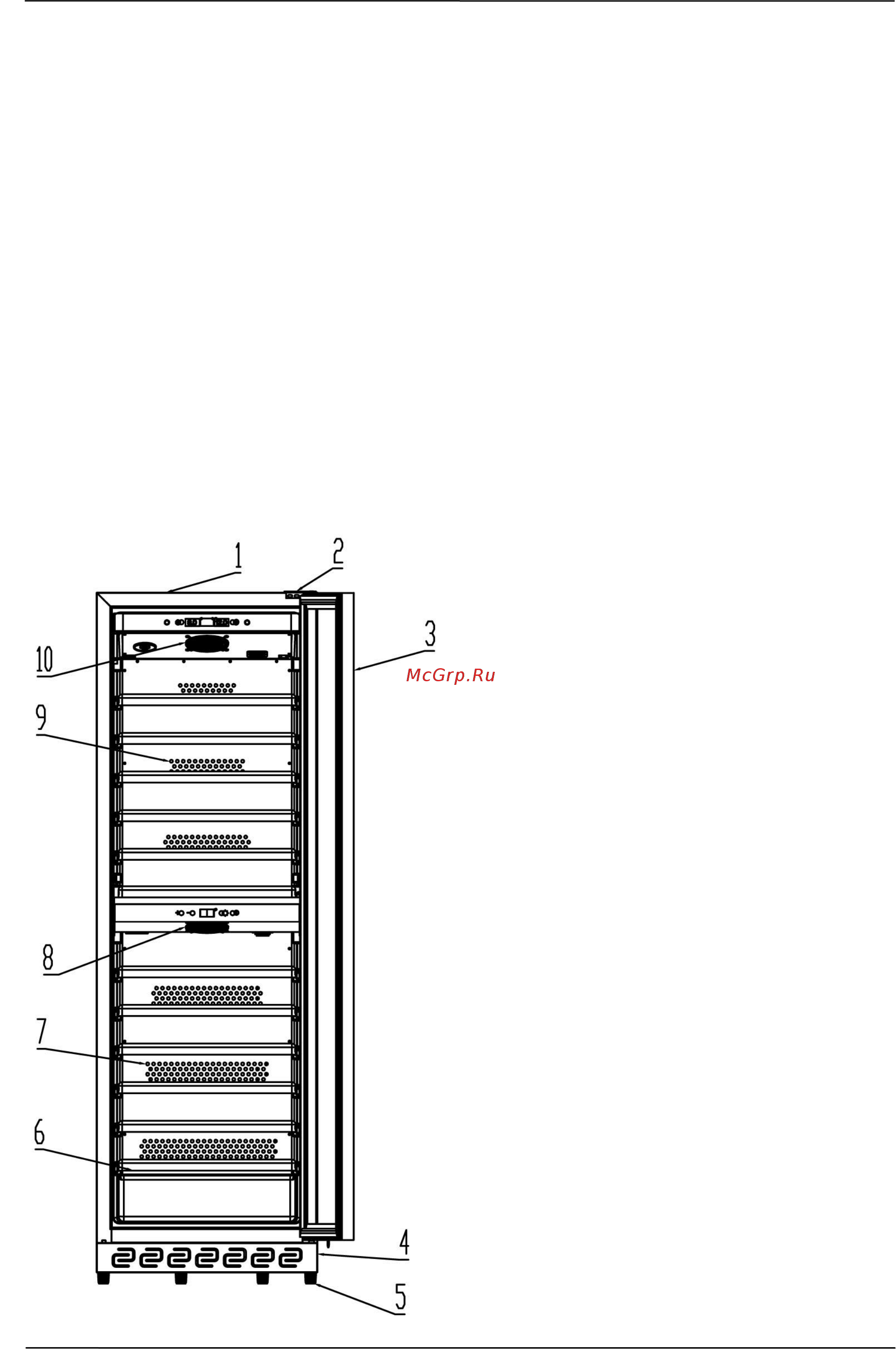 Caso WineChef Pro 126 [96/101] Opbouw en functie