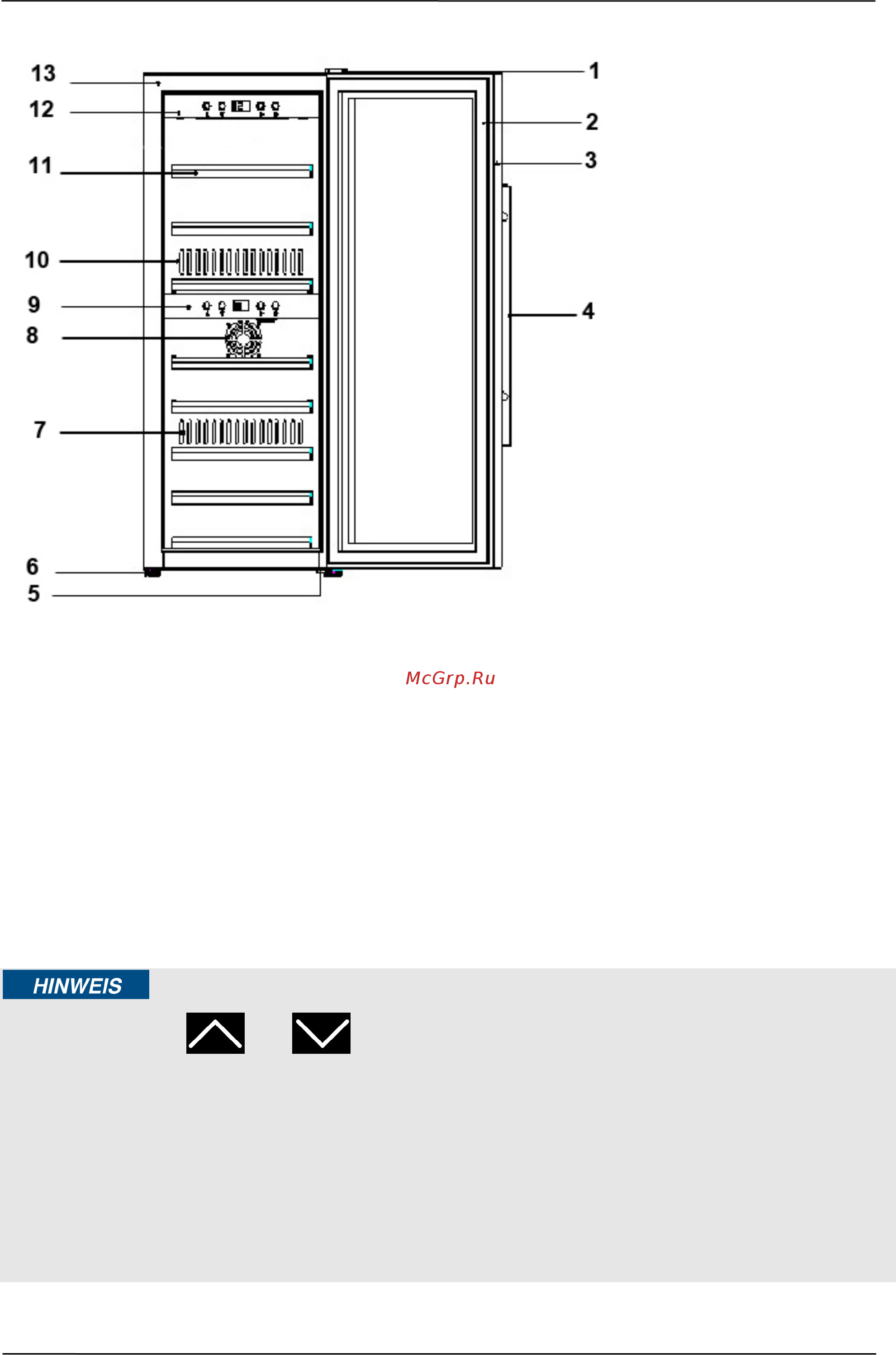Caso WineComfort 1260 Smart [32/98] Please note