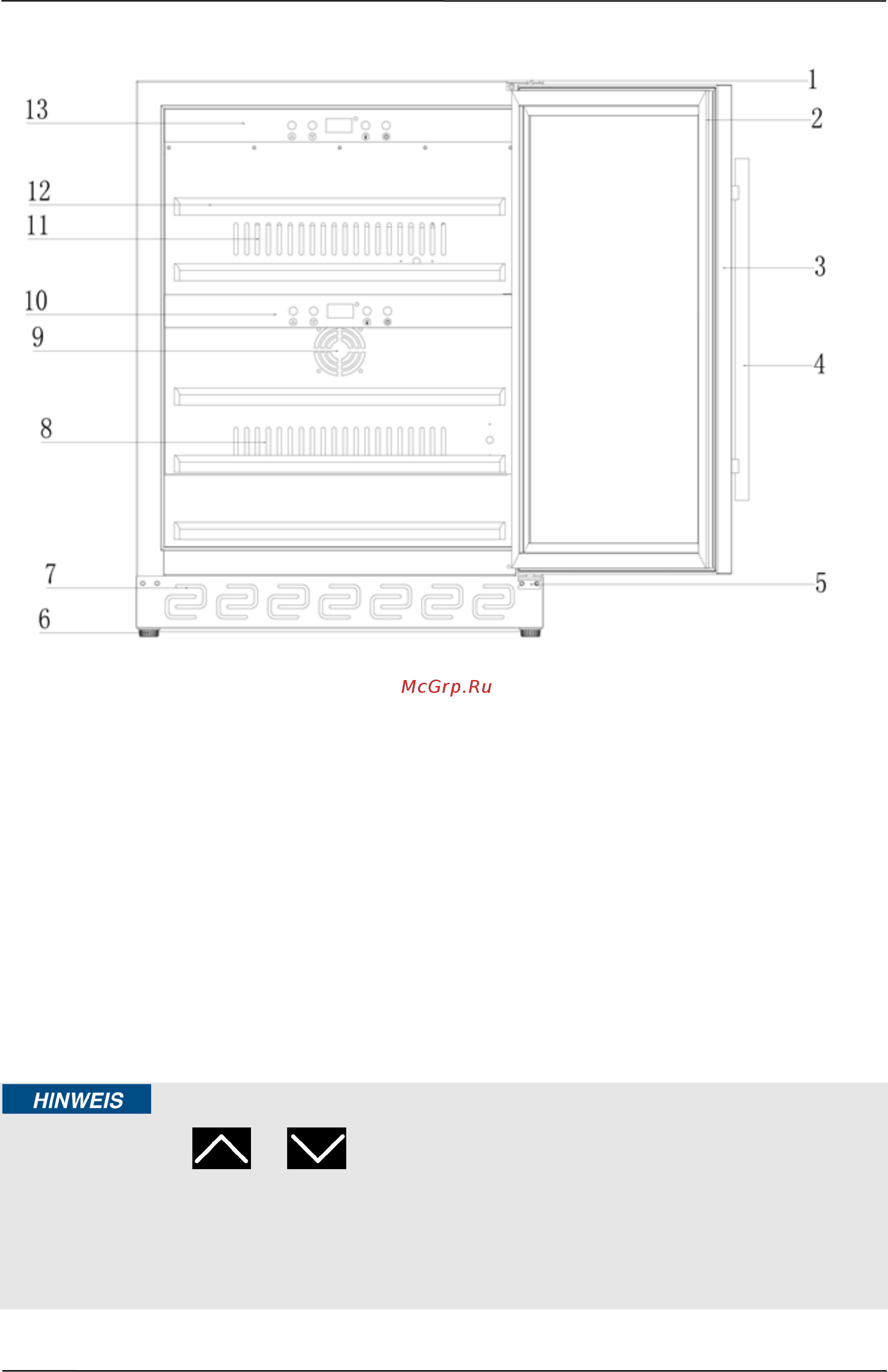 Caso WineChef Pro 40 [102/107] Bediening en gebruik