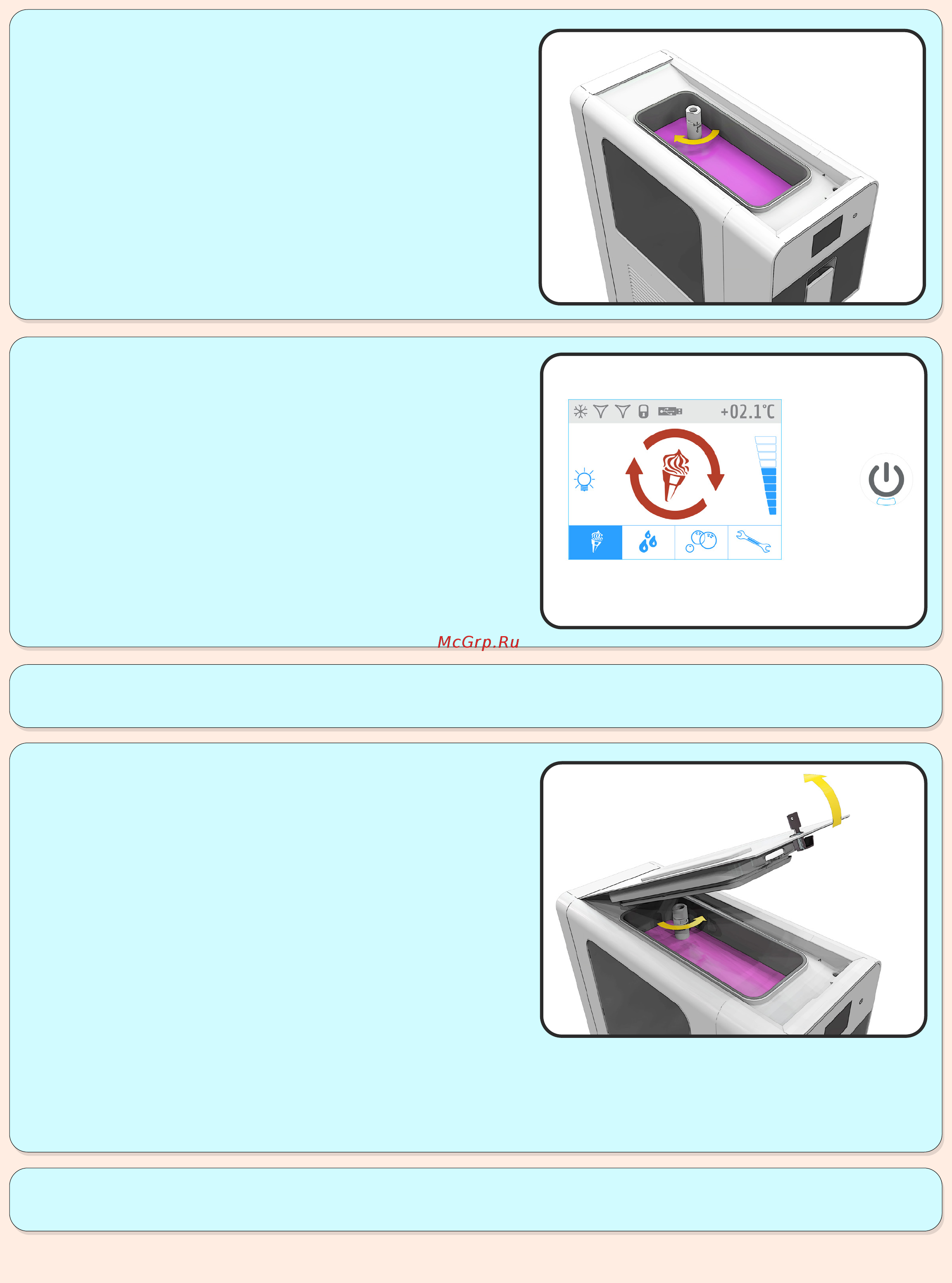 UGOLINI Quick-GEL [2/2] To start the unit keep pressed key a