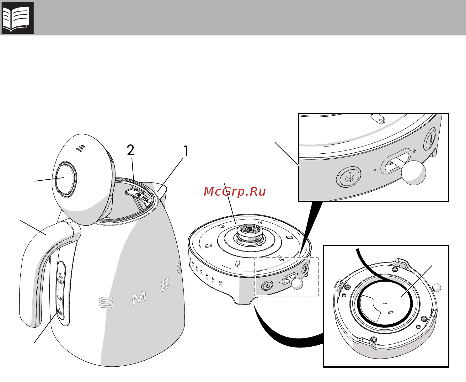 Smeg KLF04WHEU [8/21] Описание