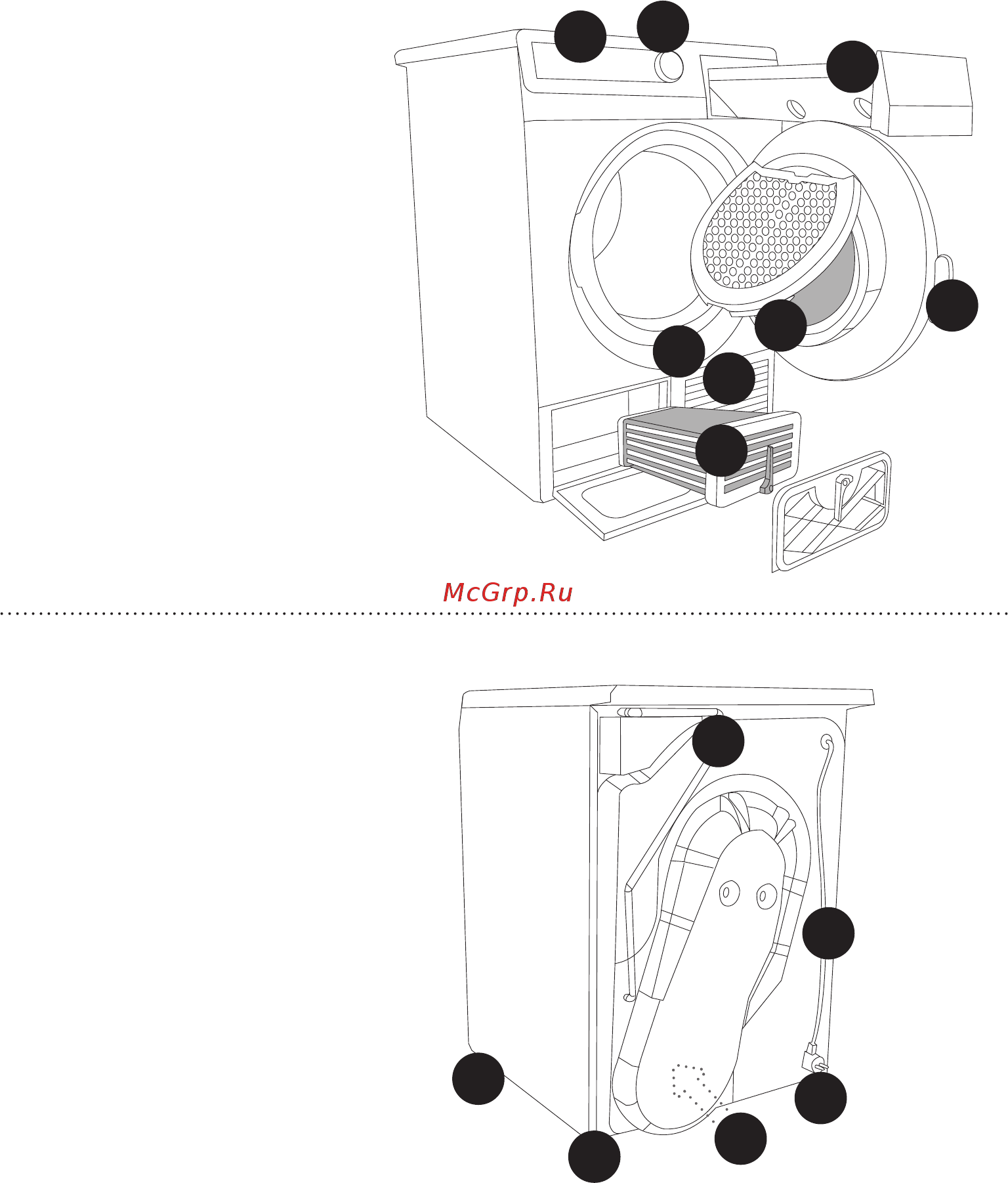 Gorenje D844BH [10/52] Сушильная машина