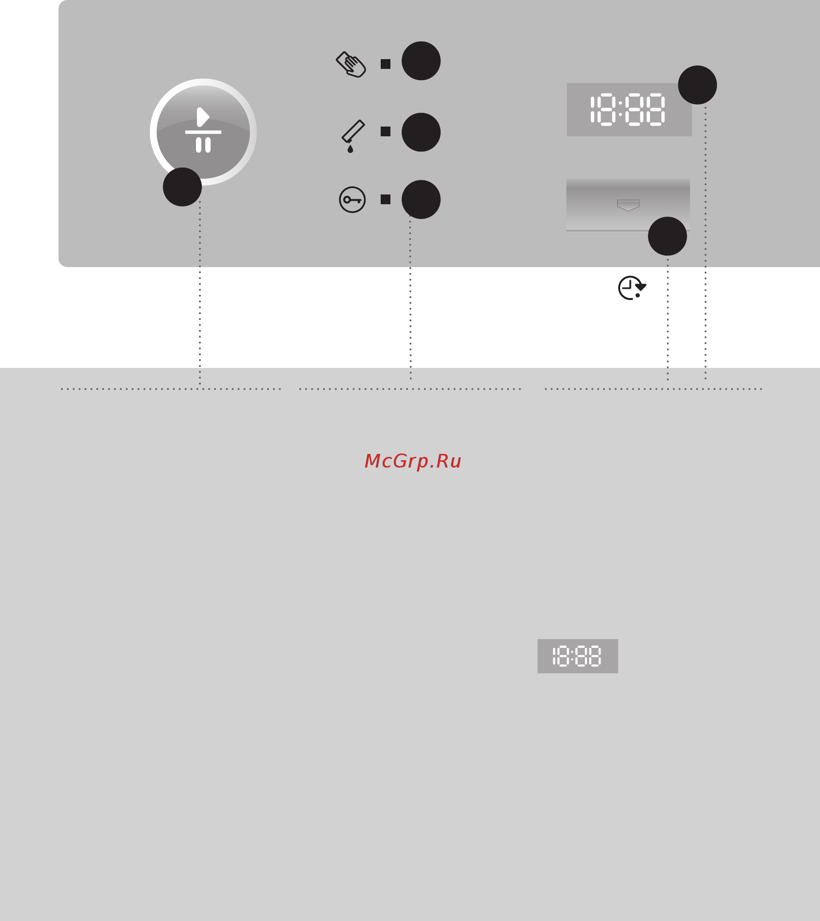 Gorenje D844BH [12/52] Панель управления